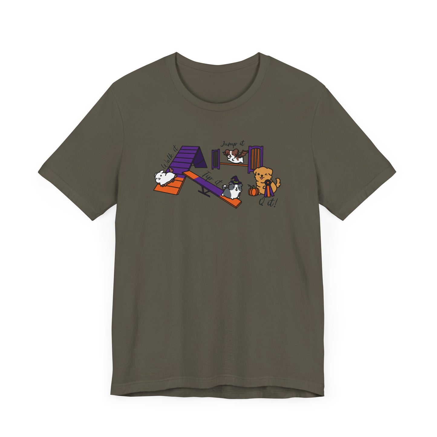Halloween Agility Day Unisex Jersey Short Sleeve Tee