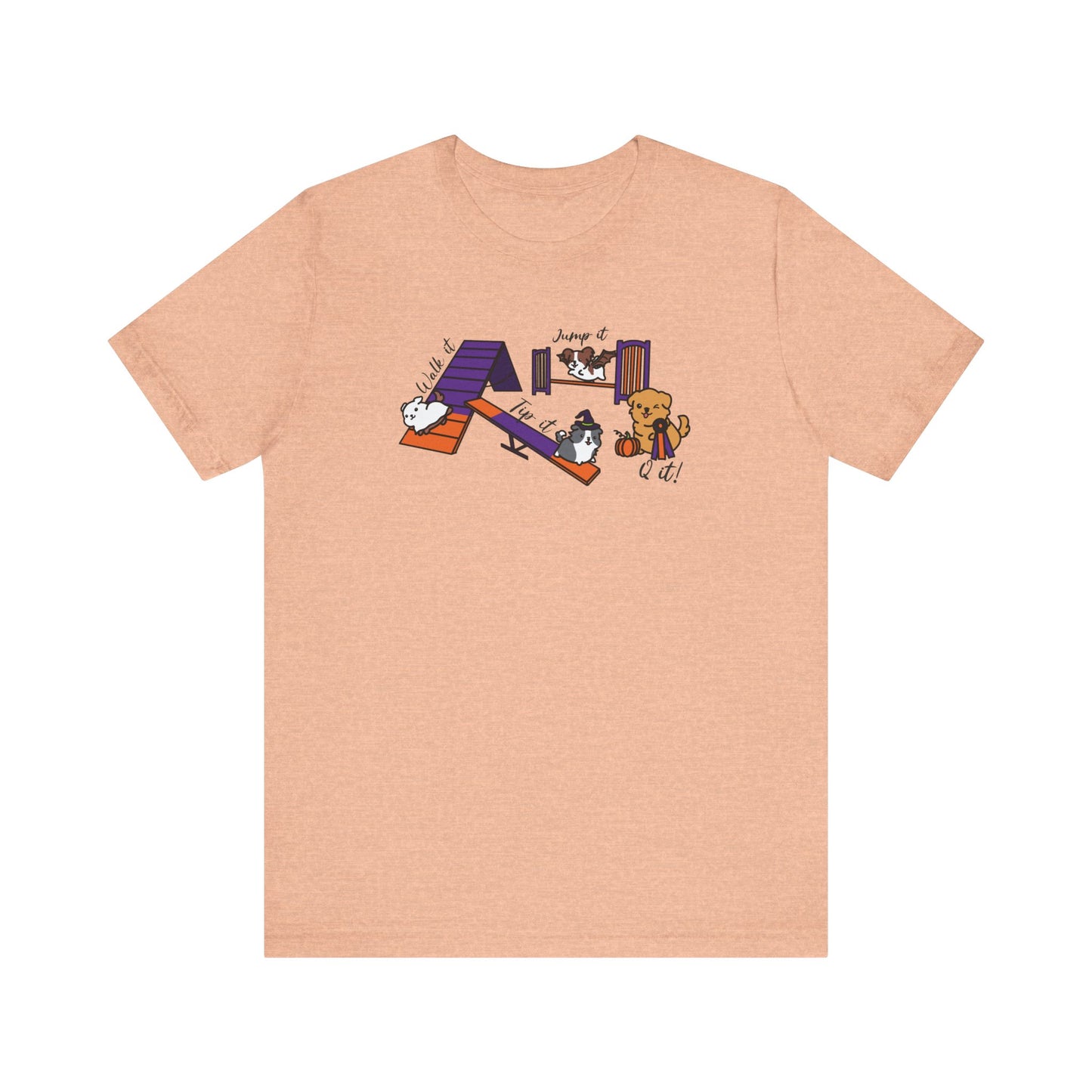Halloween Agility Day Unisex Jersey Short Sleeve Tee