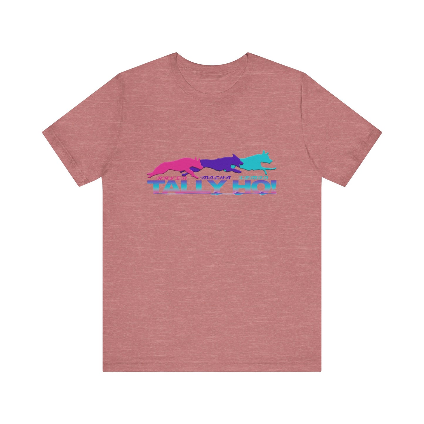 Tally Ho! Jumpaholics Unisex Tee – Fun and Vibrant Short Sleeve Shirt
