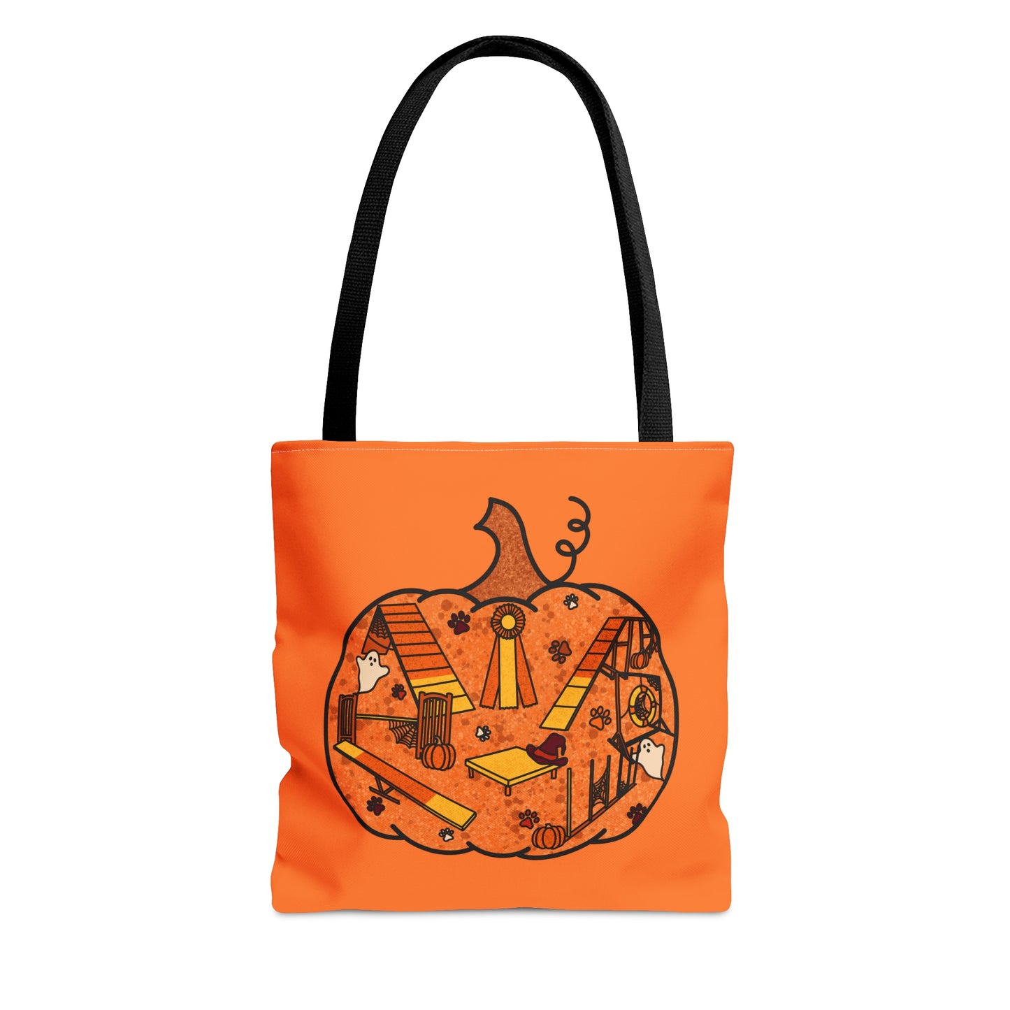 Candy Corn Pumpkin Tote Bag