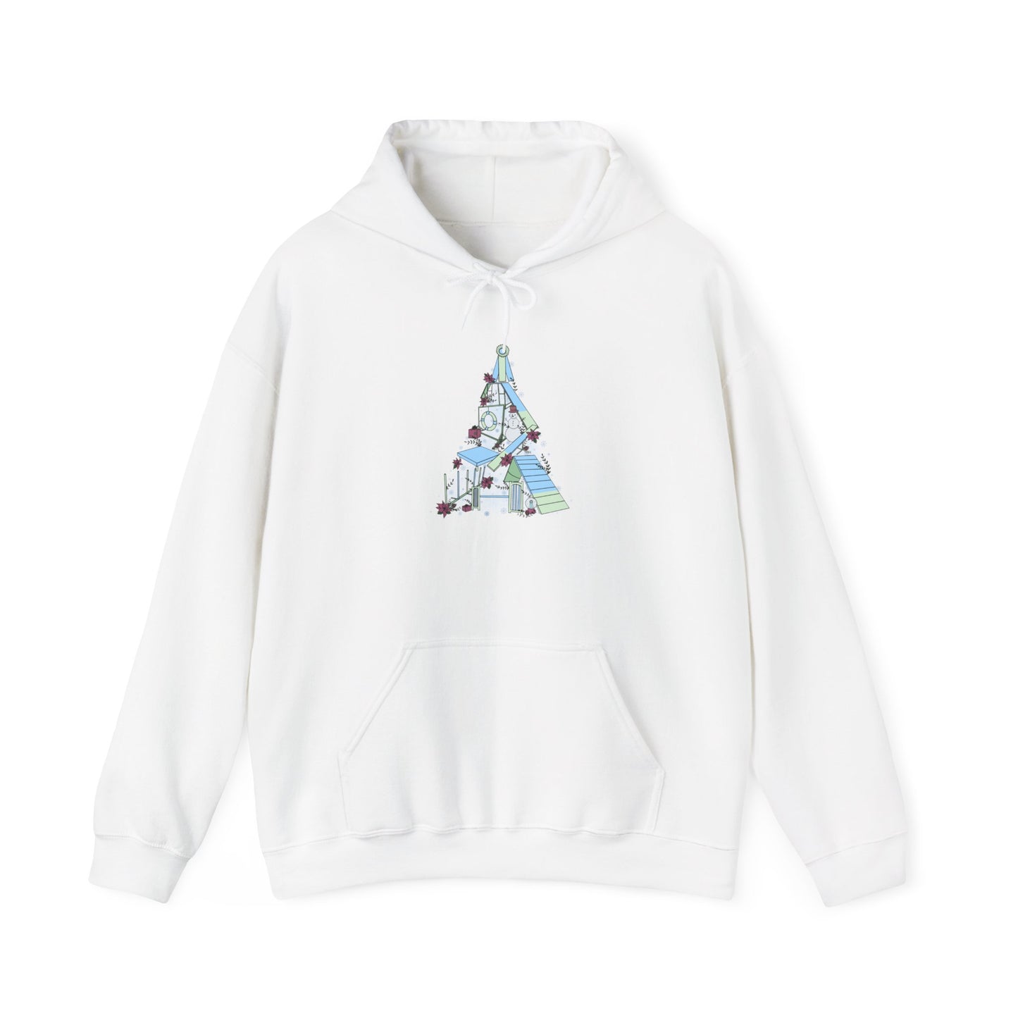 Holly Jolly Agility Tree Heavy Blend™ Hooded Sweatshirt