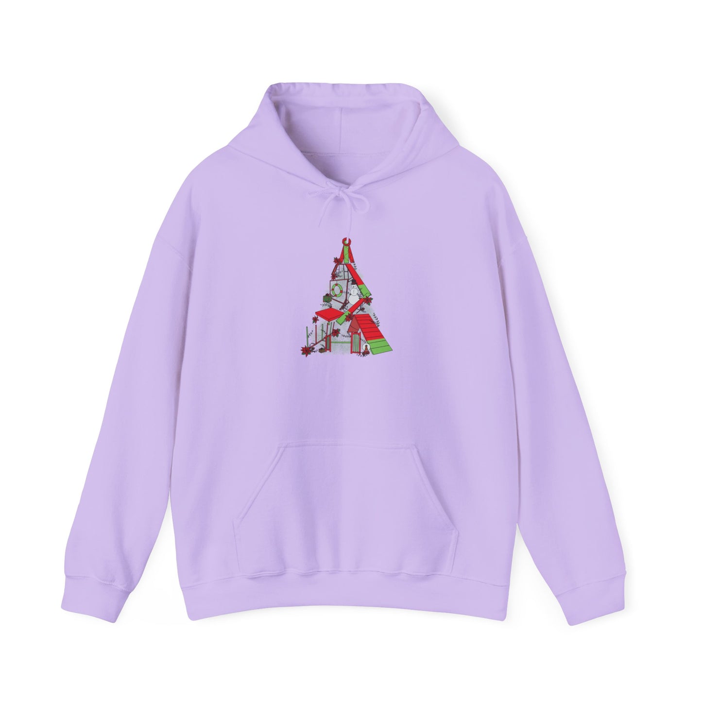 Merry & Bright Agility Tree Heavy Blend™ Hooded Sweatshirt