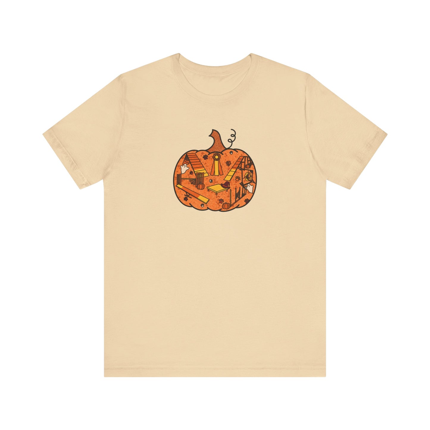 Candy Corn Agility Pumpkin Unisex Jersey Short Sleeve Tee