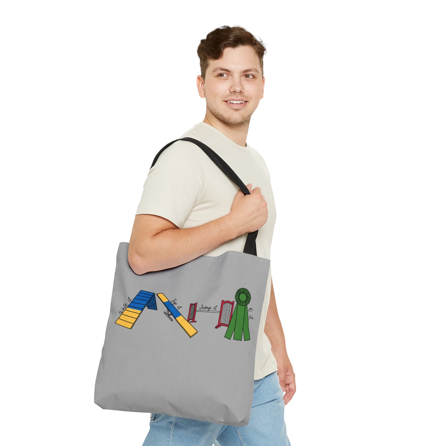 Dog Agility Day Tote Bag