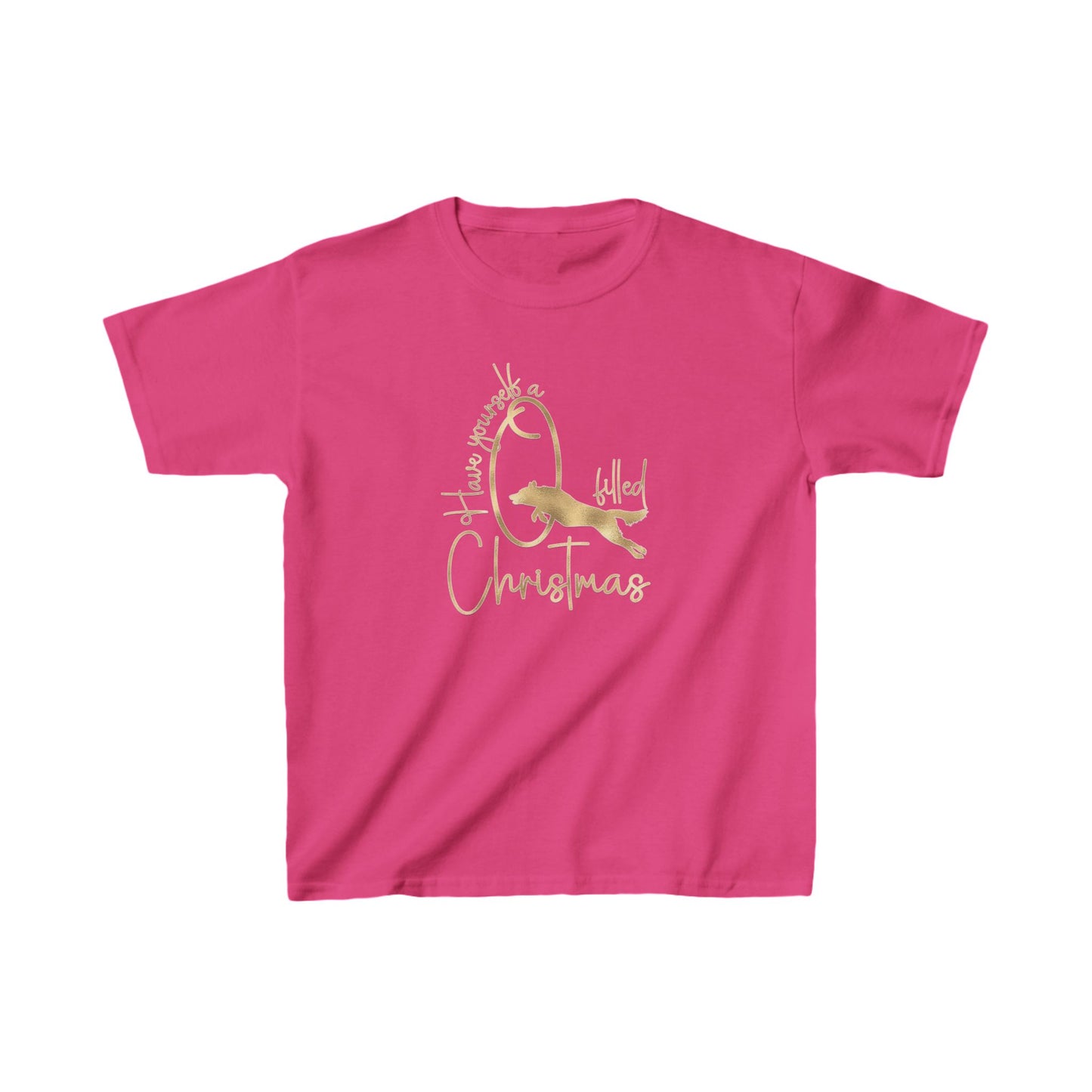 Kids Have Yourself a Q Filled Christmas Heavy Cotton™ Tee