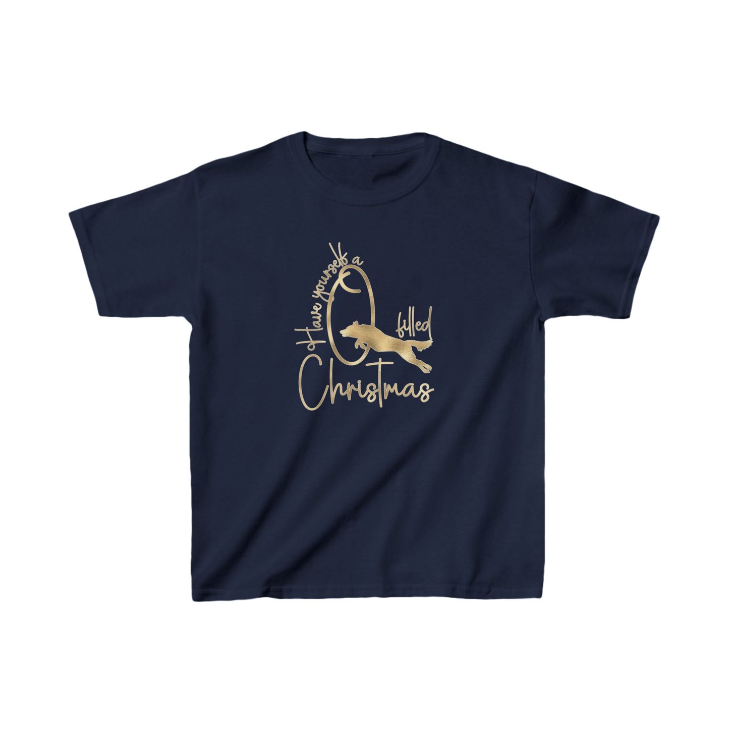 Kids Have Yourself a Q Filled Christmas Heavy Cotton™ Tee