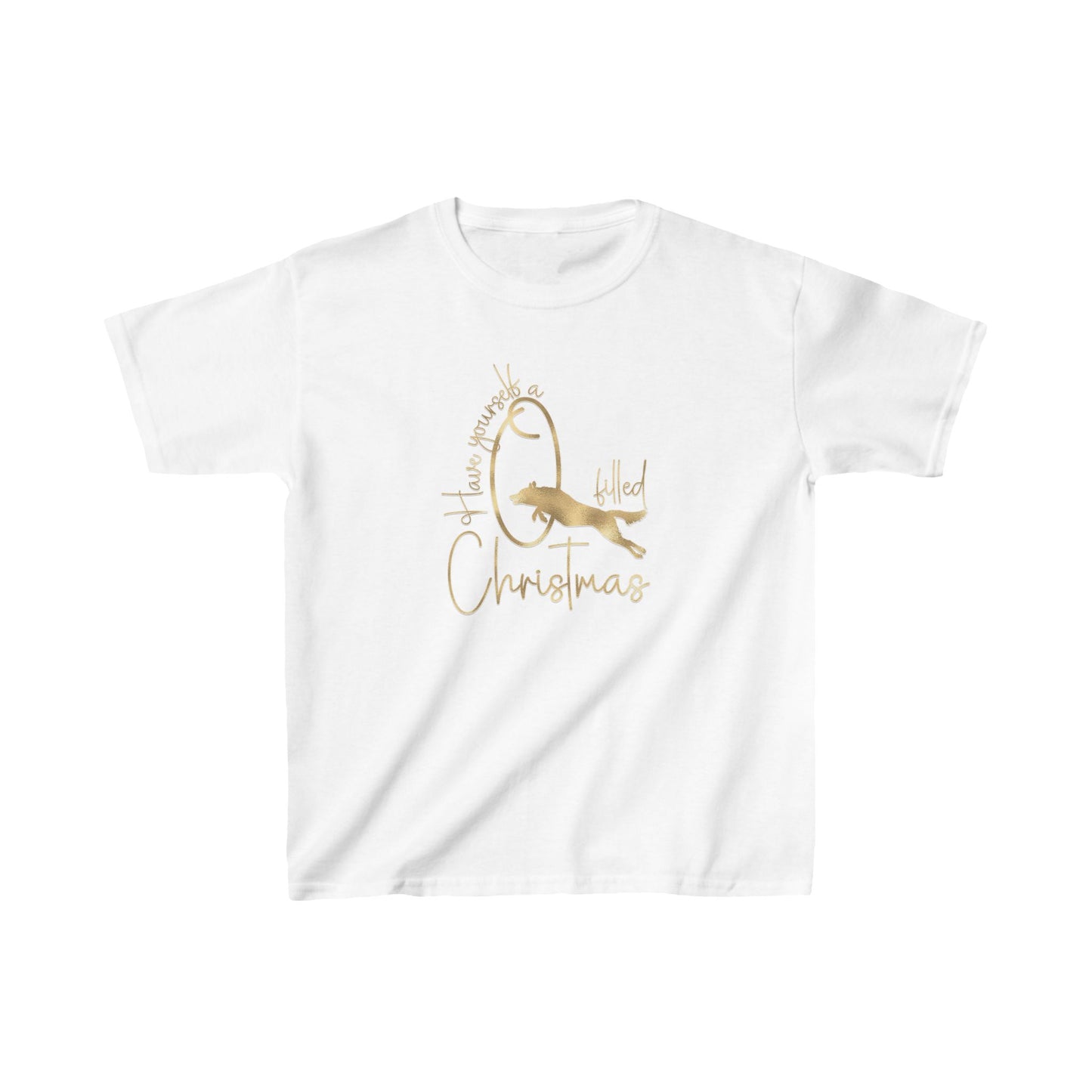 Kids Have Yourself a Q Filled Christmas Heavy Cotton™ Tee