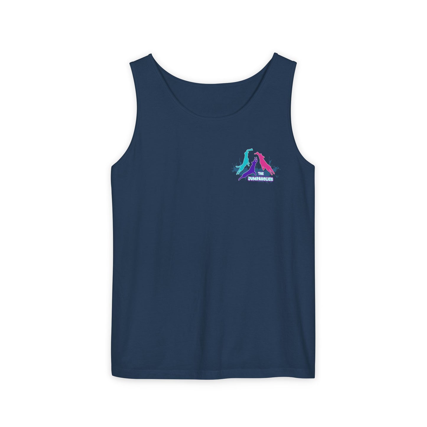 Jumpaholics Pocket Image Unisex Garment-Dyed Tank Top