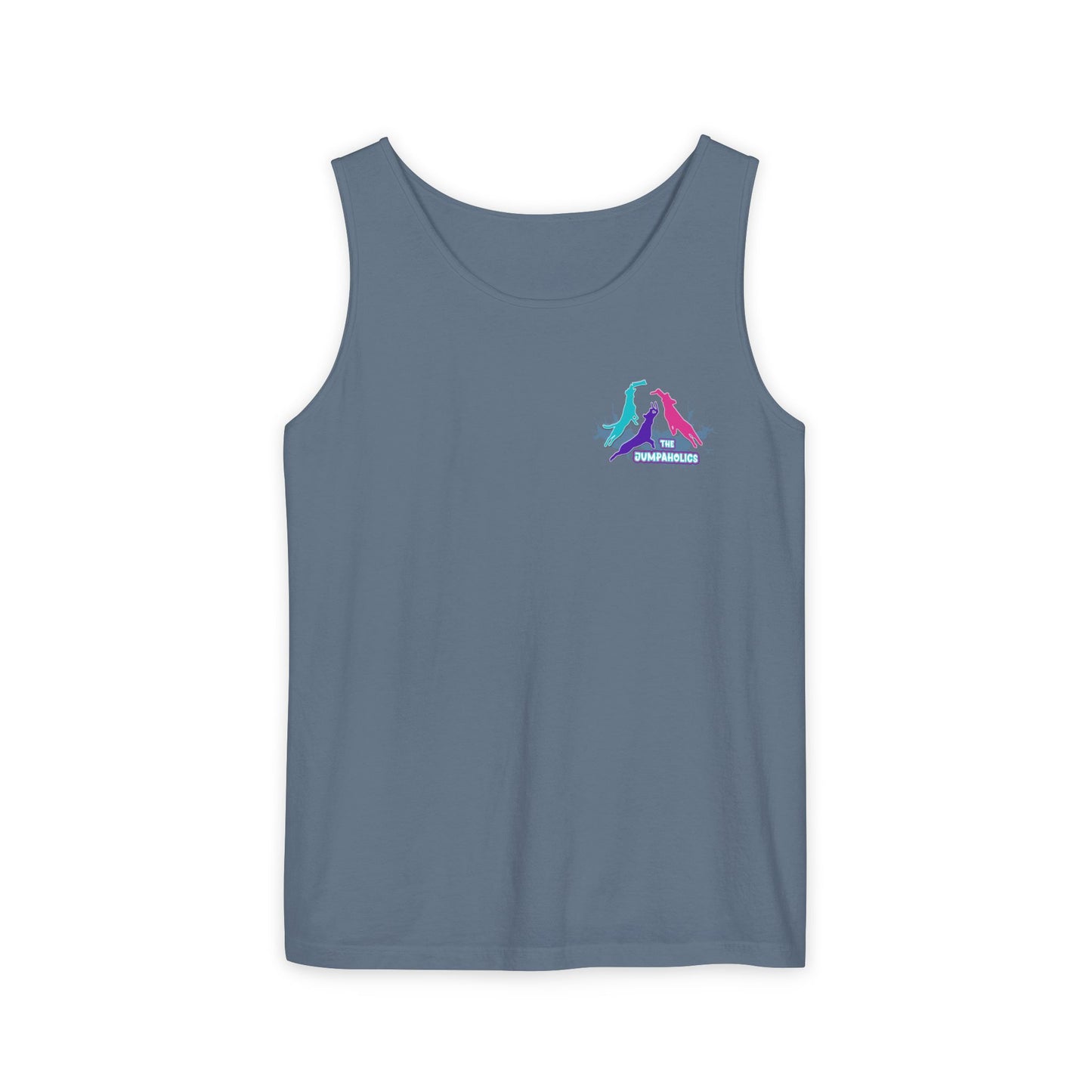 Jumpaholics Pocket Image Unisex Garment-Dyed Tank Top