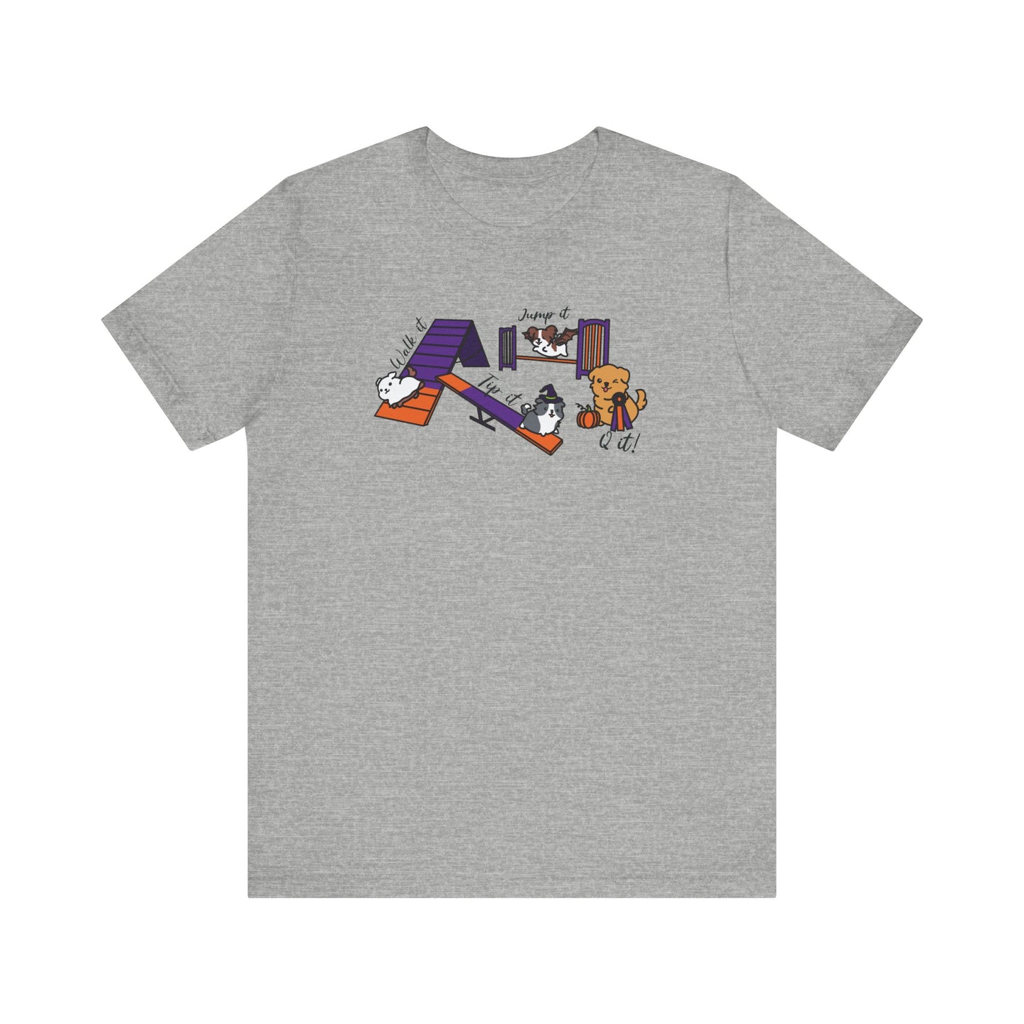 Halloween Agility Day Unisex Jersey Short Sleeve Tee