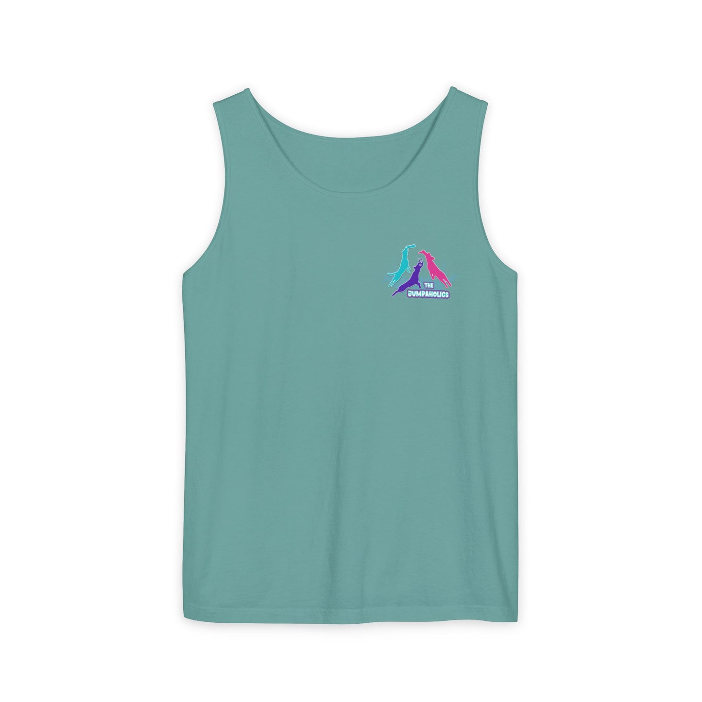 Jumpaholics Pocket Image Unisex Garment-Dyed Tank Top