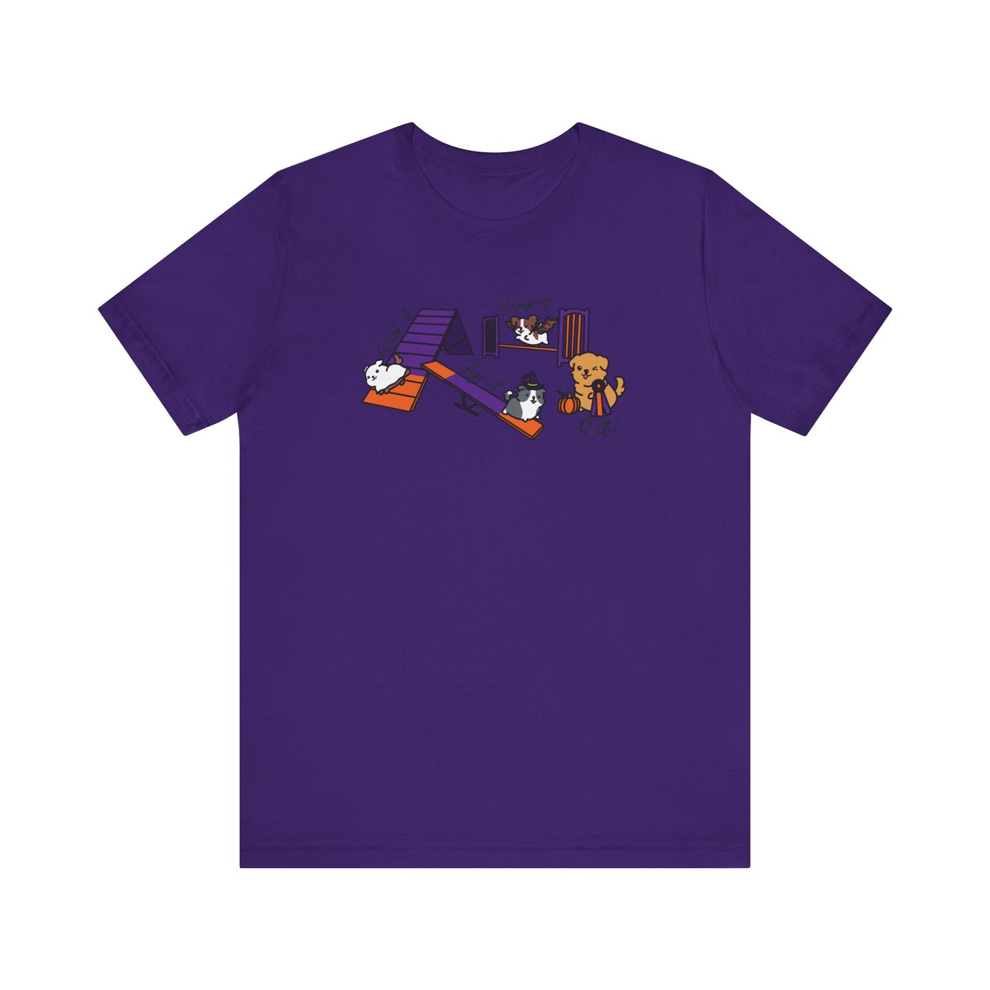 Halloween Agility Day Unisex Jersey Short Sleeve Tee