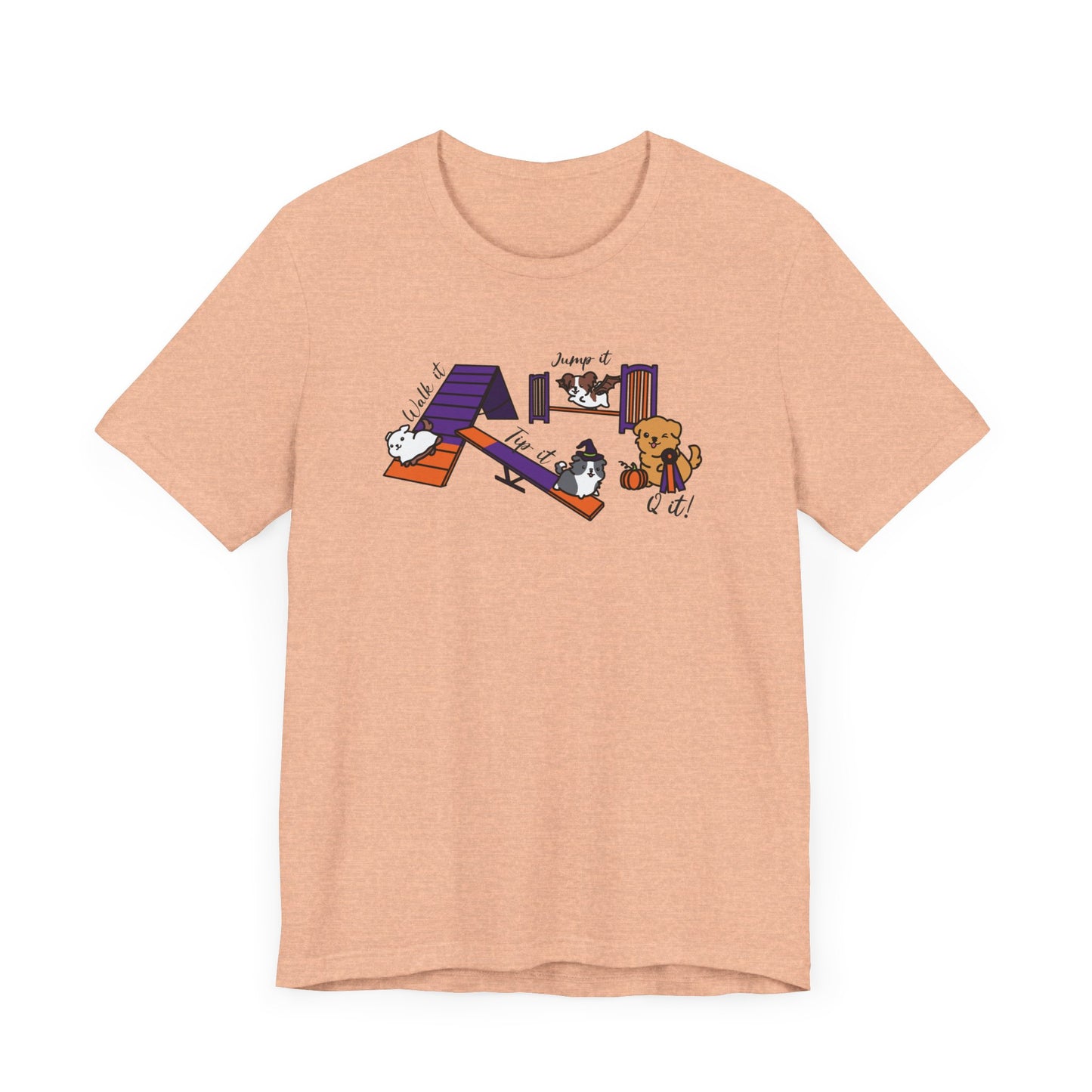 Halloween Agility Day Unisex Jersey Short Sleeve Tee