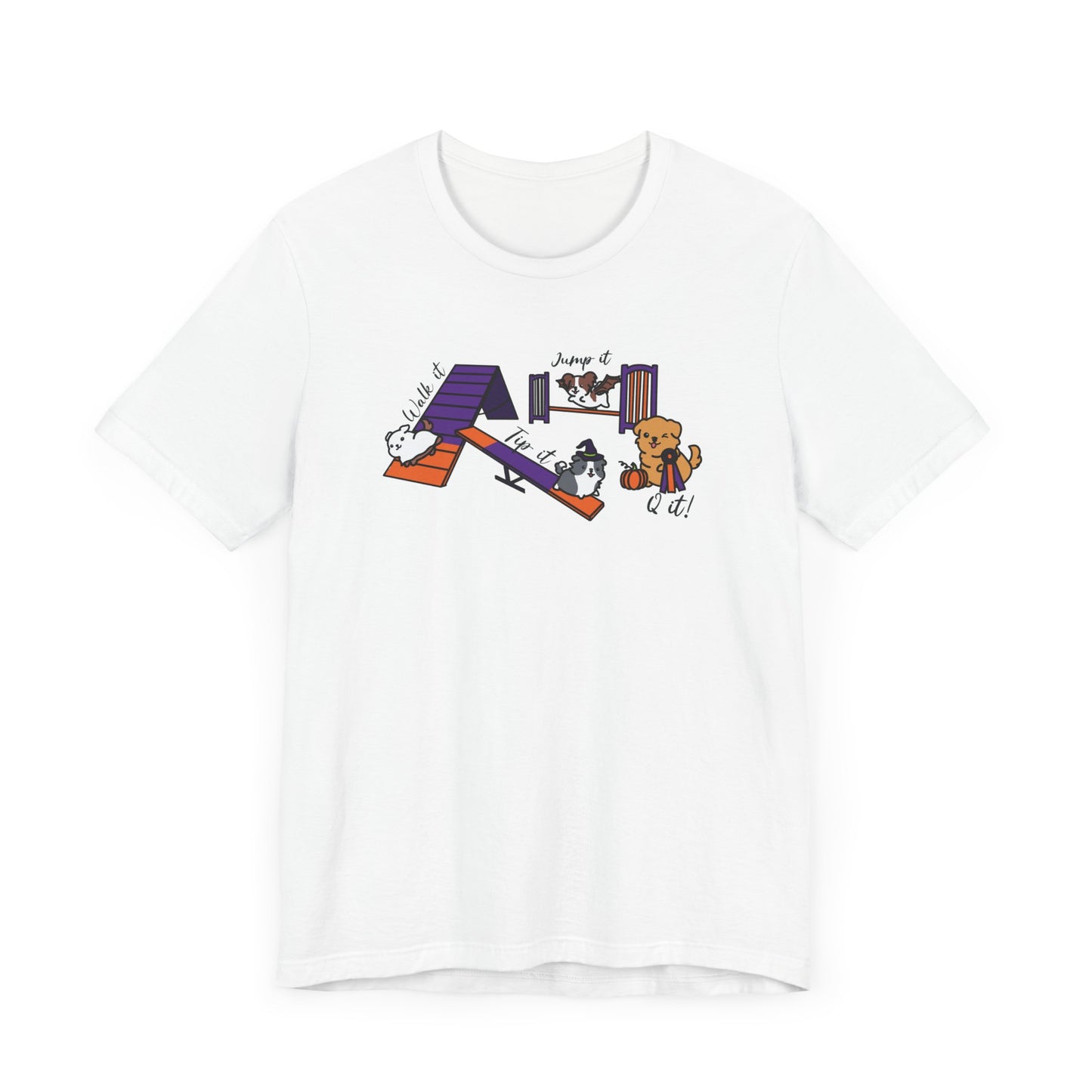 Halloween Agility Day Unisex Jersey Short Sleeve Tee