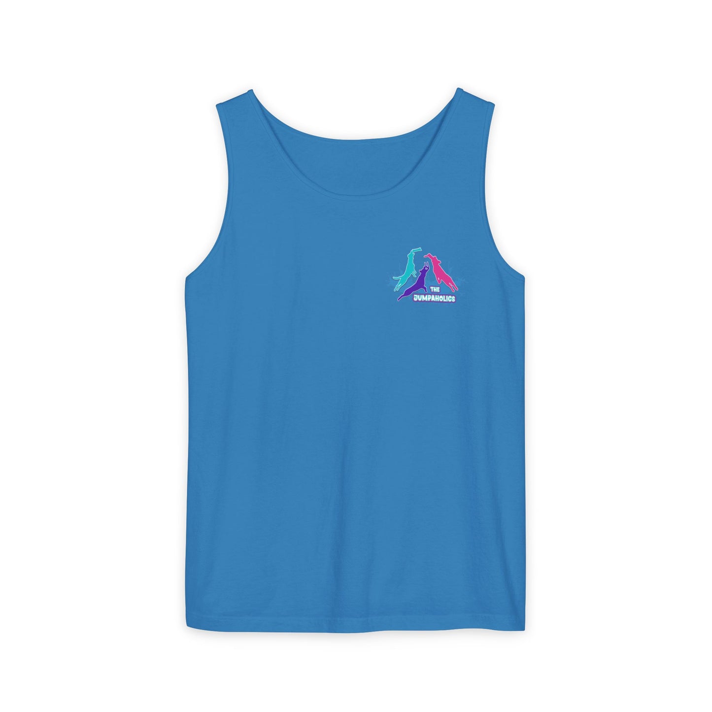 Jumpaholics Pocket Image Unisex Garment-Dyed Tank Top
