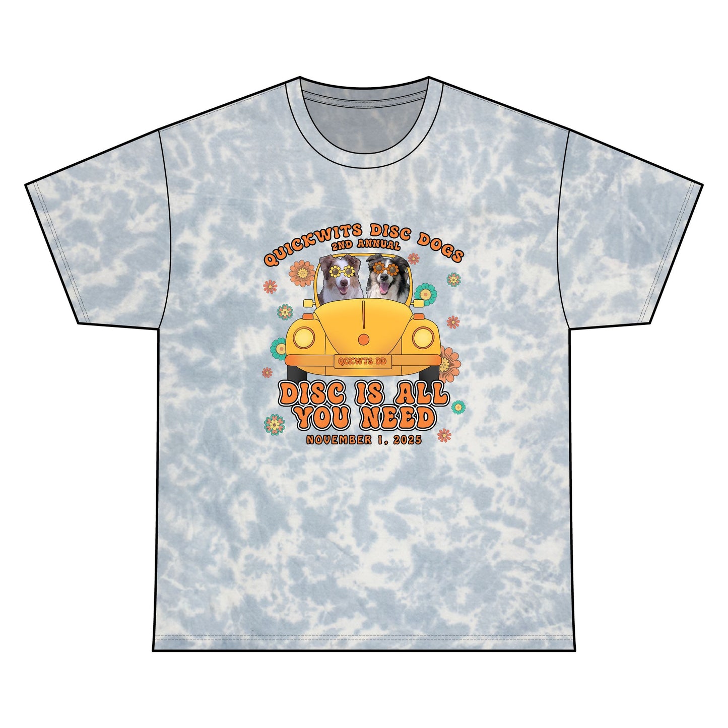 Unisex Tie Dye Gilldan Disc is All You Need T-shirt