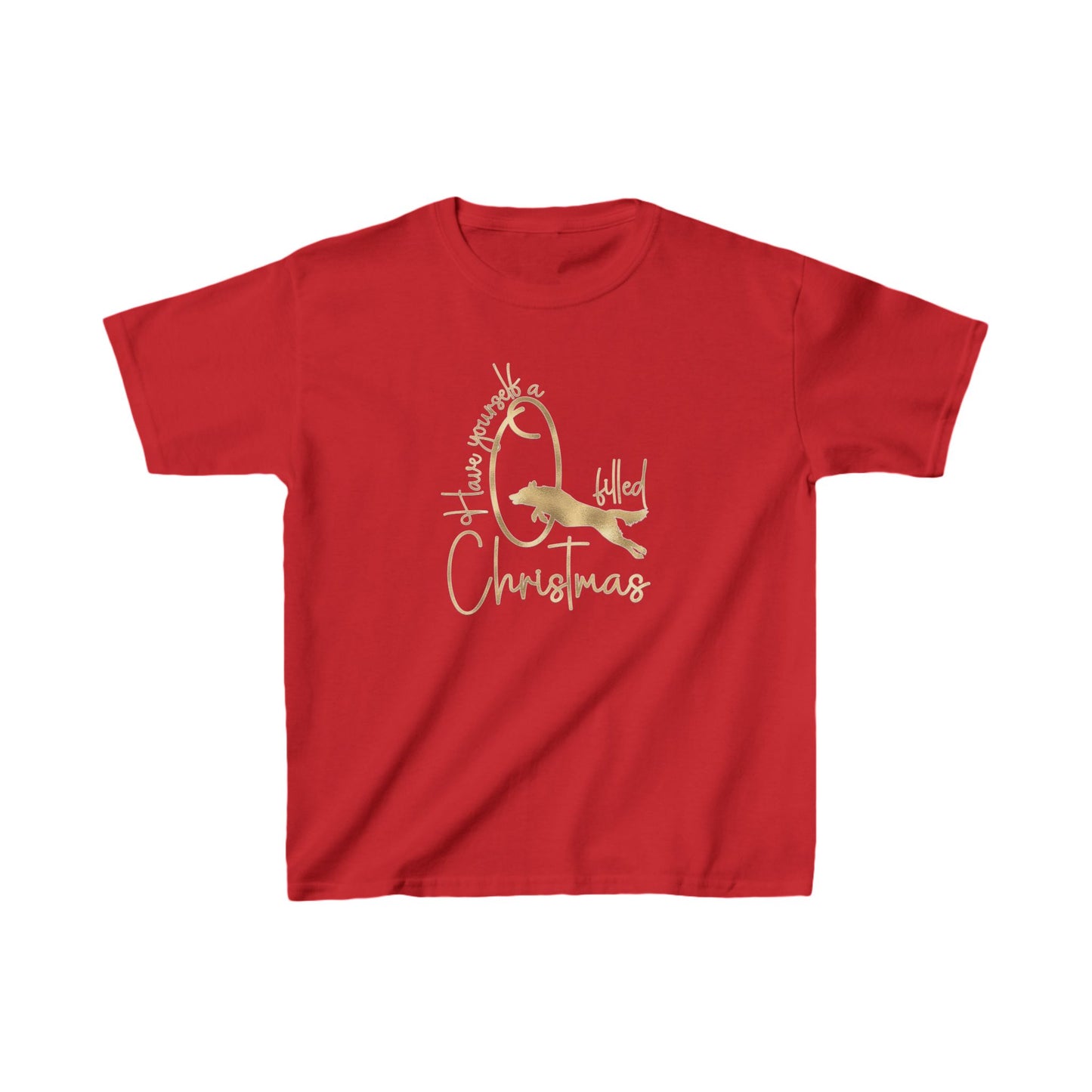 Kids Have Yourself a Q Filled Christmas Heavy Cotton™ Tee