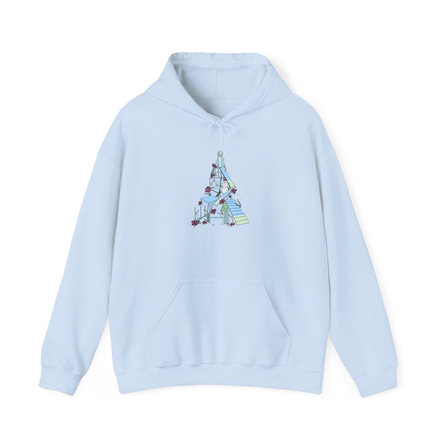 Holly Jolly Agility Tree Heavy Blend™ Hooded Sweatshirt
