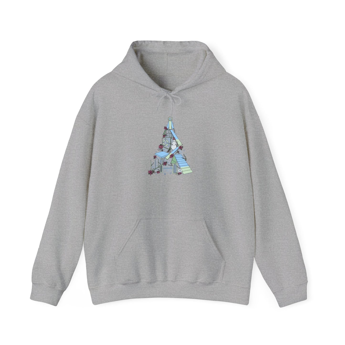 Holly Jolly Agility Tree Heavy Blend™ Hooded Sweatshirt