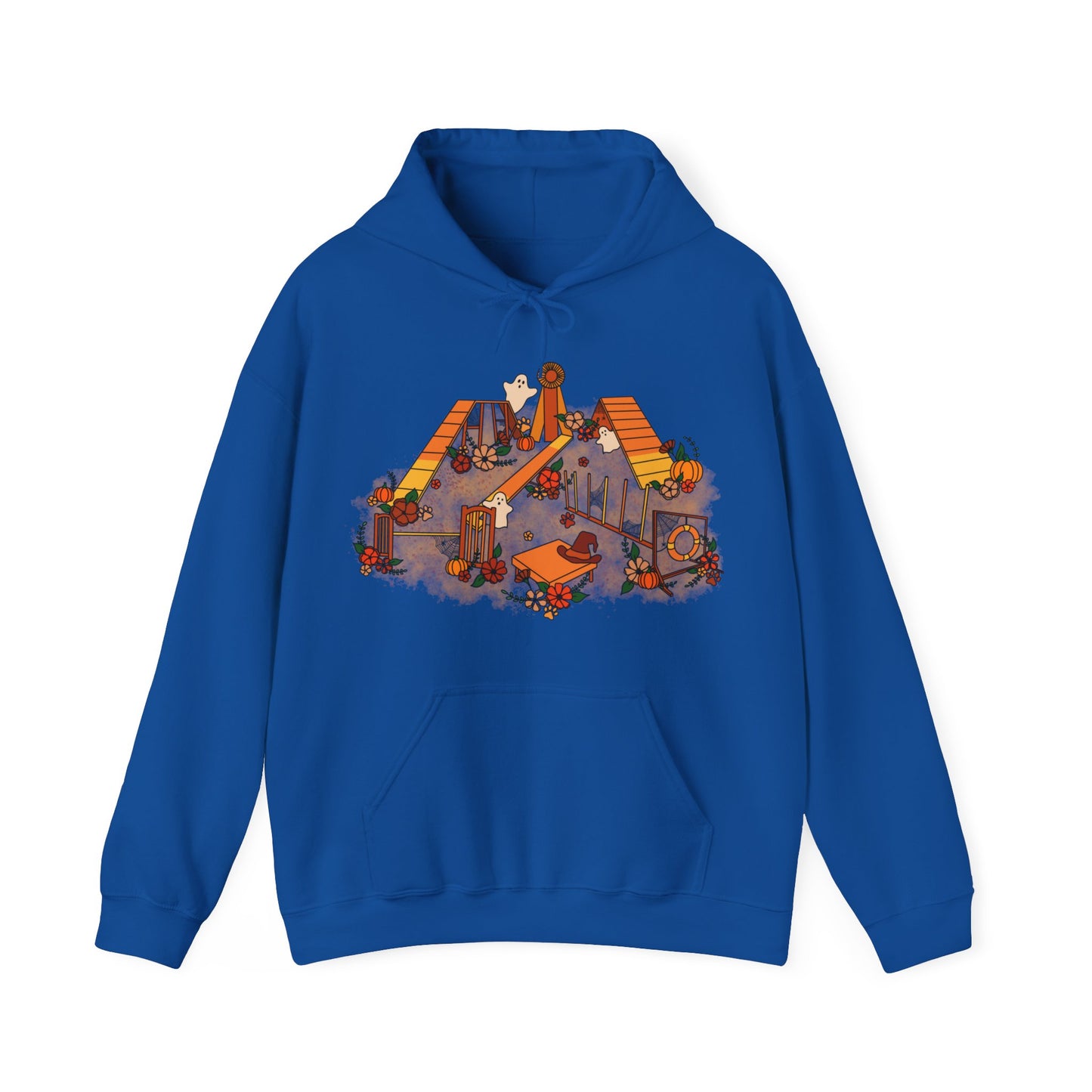 Candy Corn Halloween Agility Equipment Unisex Heavy Blend™ Hooded Sweatshirt