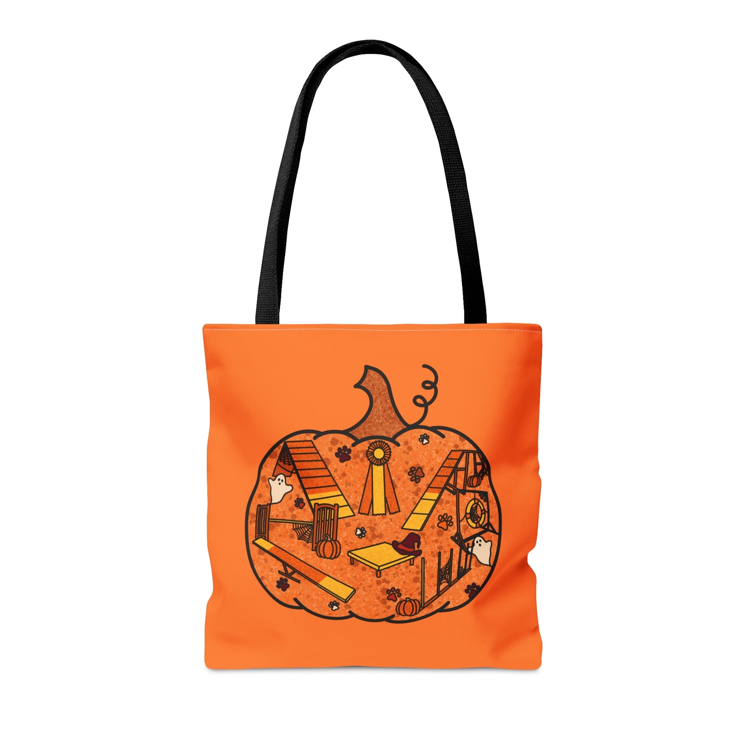 Candy Corn Pumpkin Tote Bag