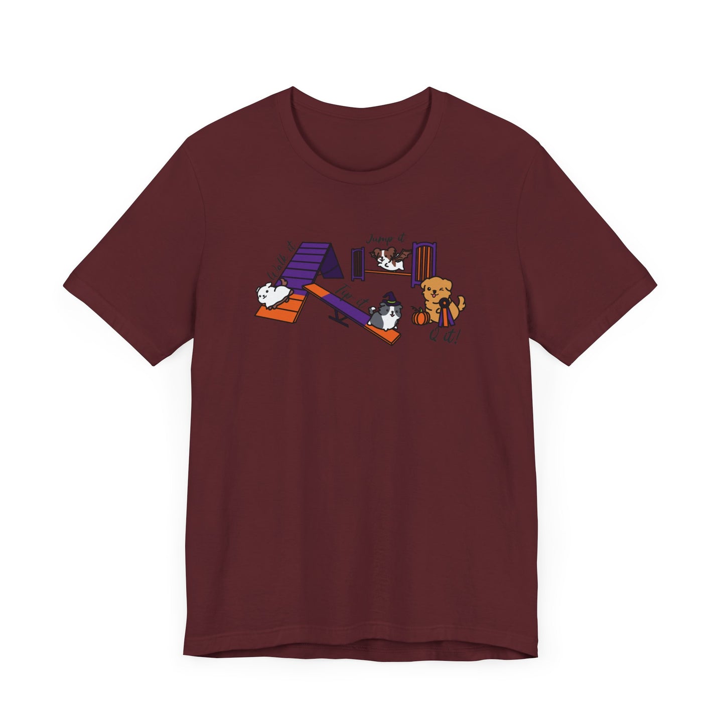 Halloween Agility Day Unisex Jersey Short Sleeve Tee