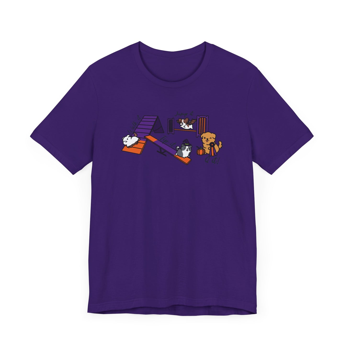 Halloween Agility Day Unisex Jersey Short Sleeve Tee