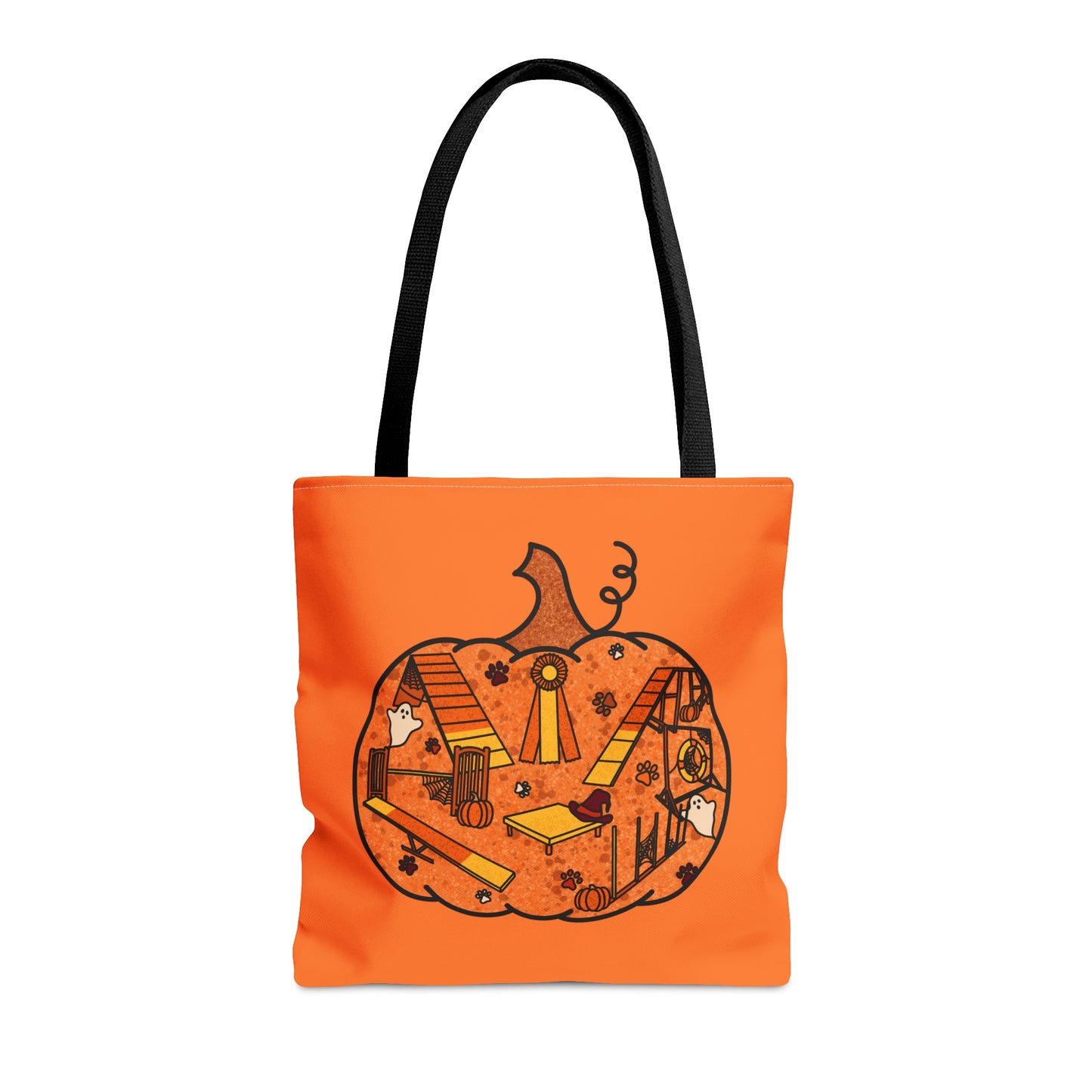 Candy Corn Pumpkin Tote Bag