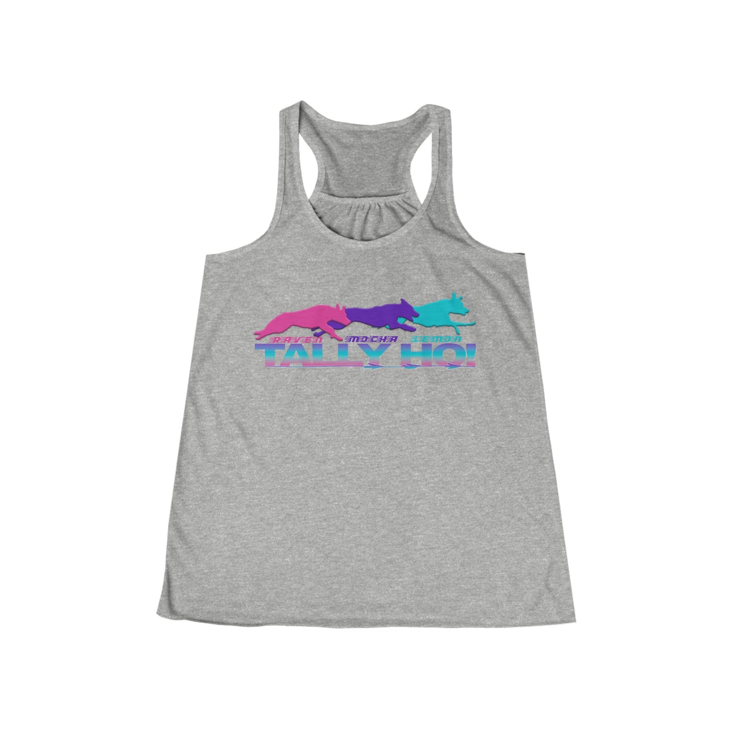 Jumpaholics Tally Ho! Women's Flowy Racerback Tank