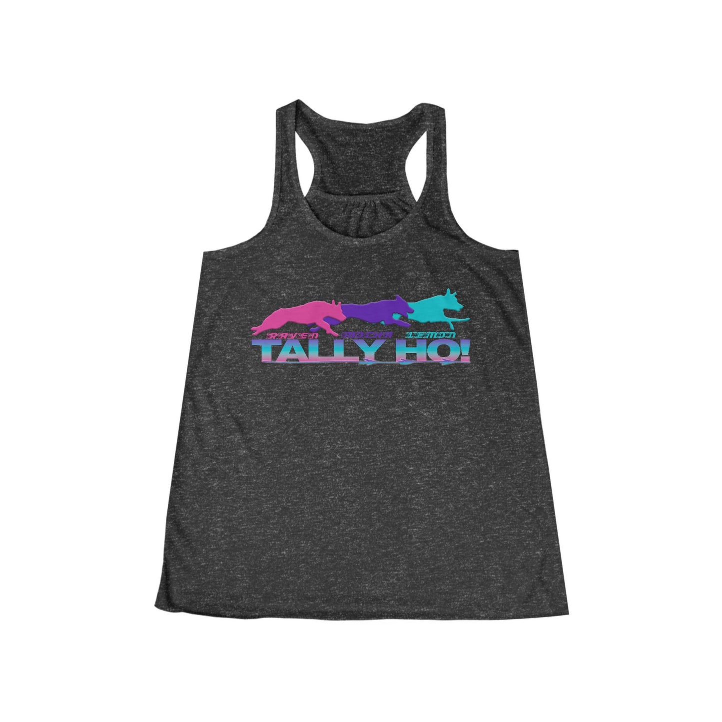 Jumpaholics Tally Ho! Women's Flowy Racerback Tank