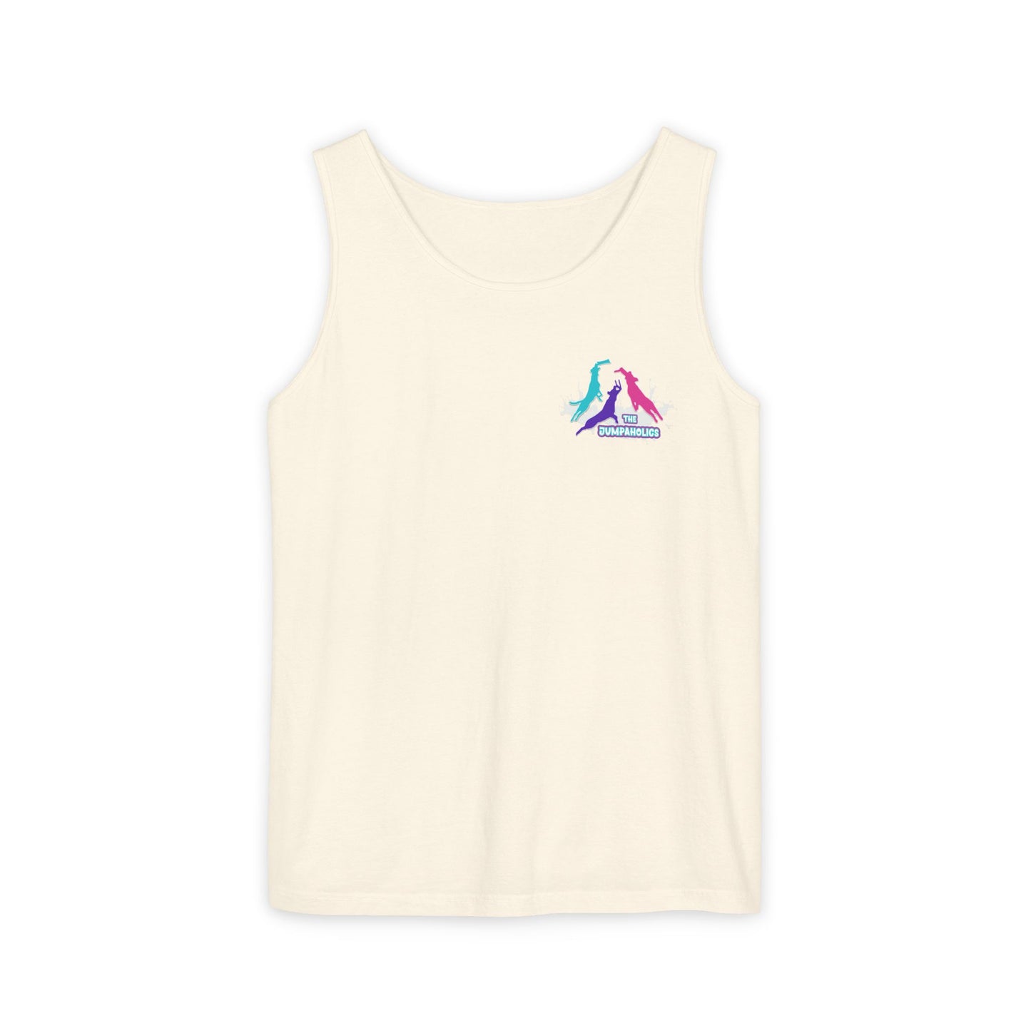 Jumpaholics Pocket Image Unisex Garment-Dyed Tank Top