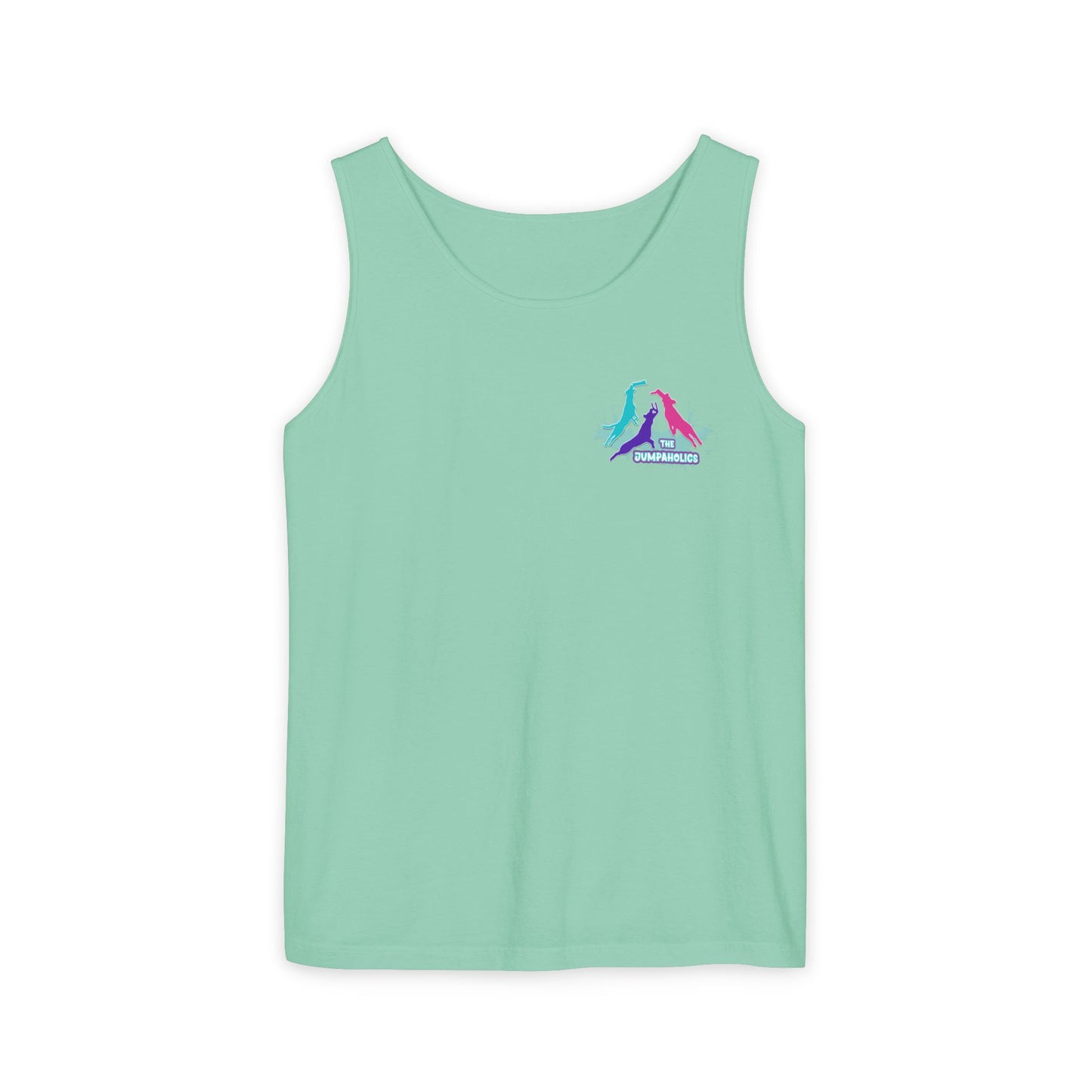 Jumpaholics Pocket Image Unisex Garment-Dyed Tank Top