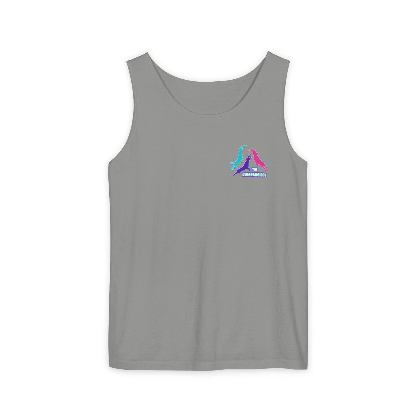 Jumpaholics Pocket Image Unisex Garment-Dyed Tank Top