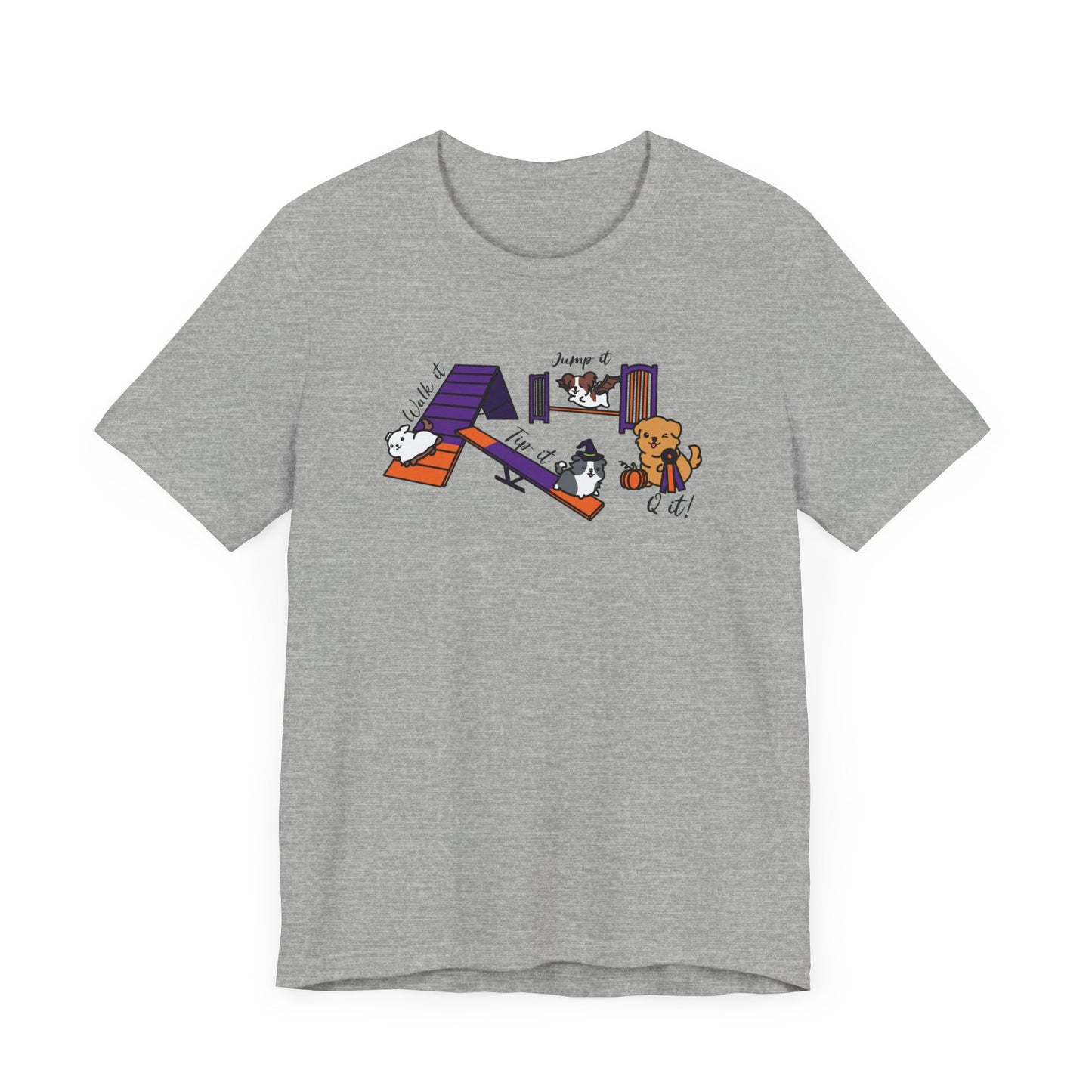 Halloween Agility Day Unisex Jersey Short Sleeve Tee
