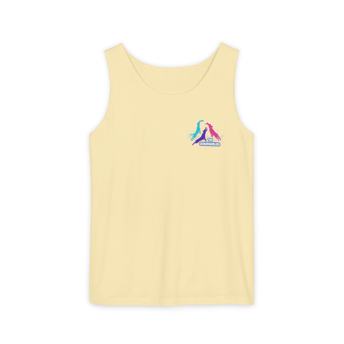Jumpaholics Pocket Image Unisex Garment-Dyed Tank Top