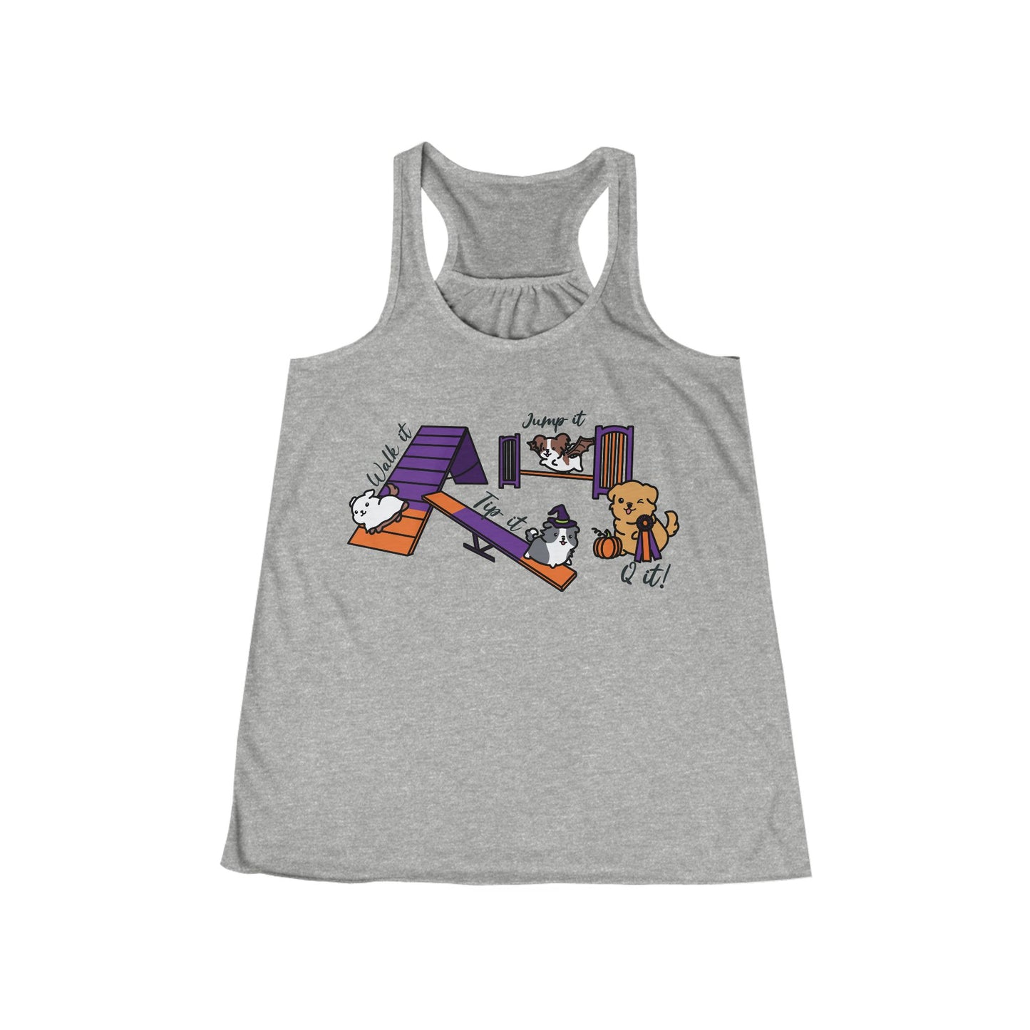 Agility Day Halloween Women's Flowy Racerback Tank