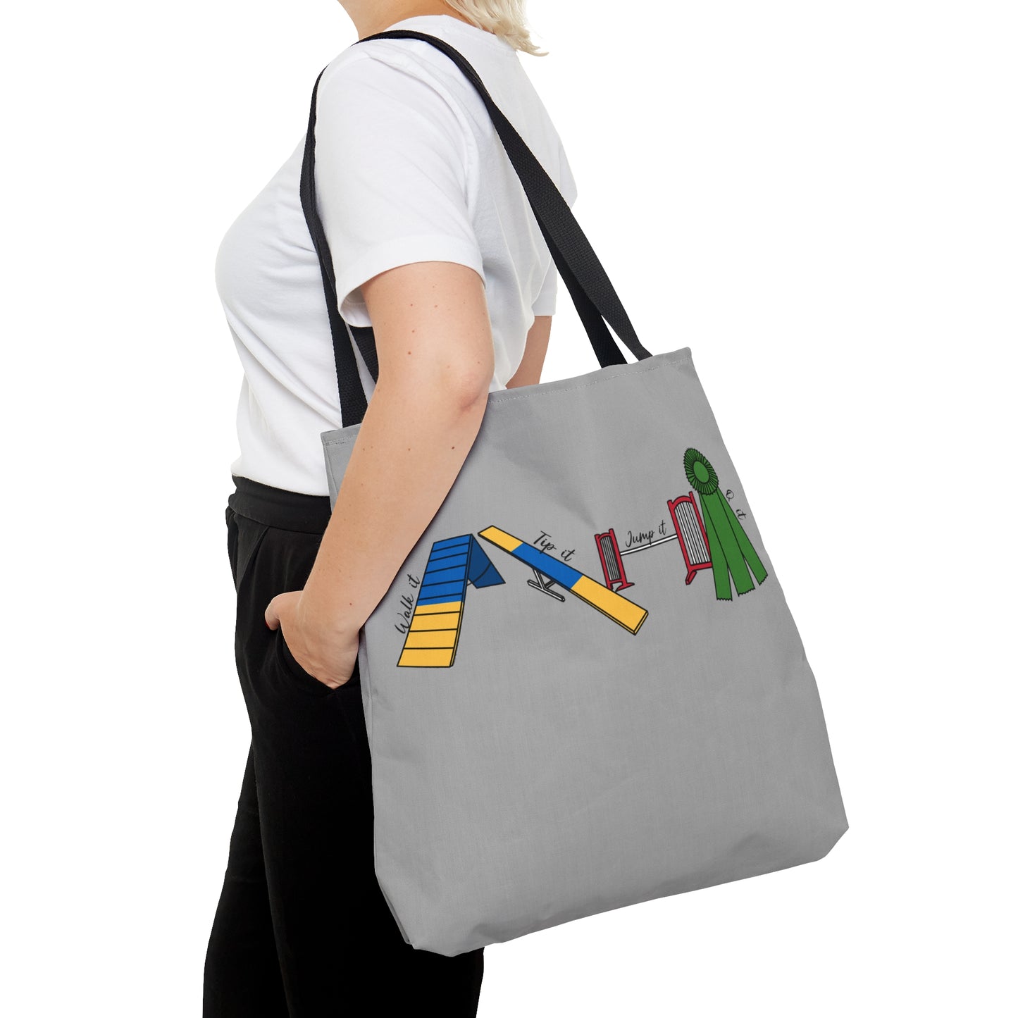 Dog Agility Day Tote Bag