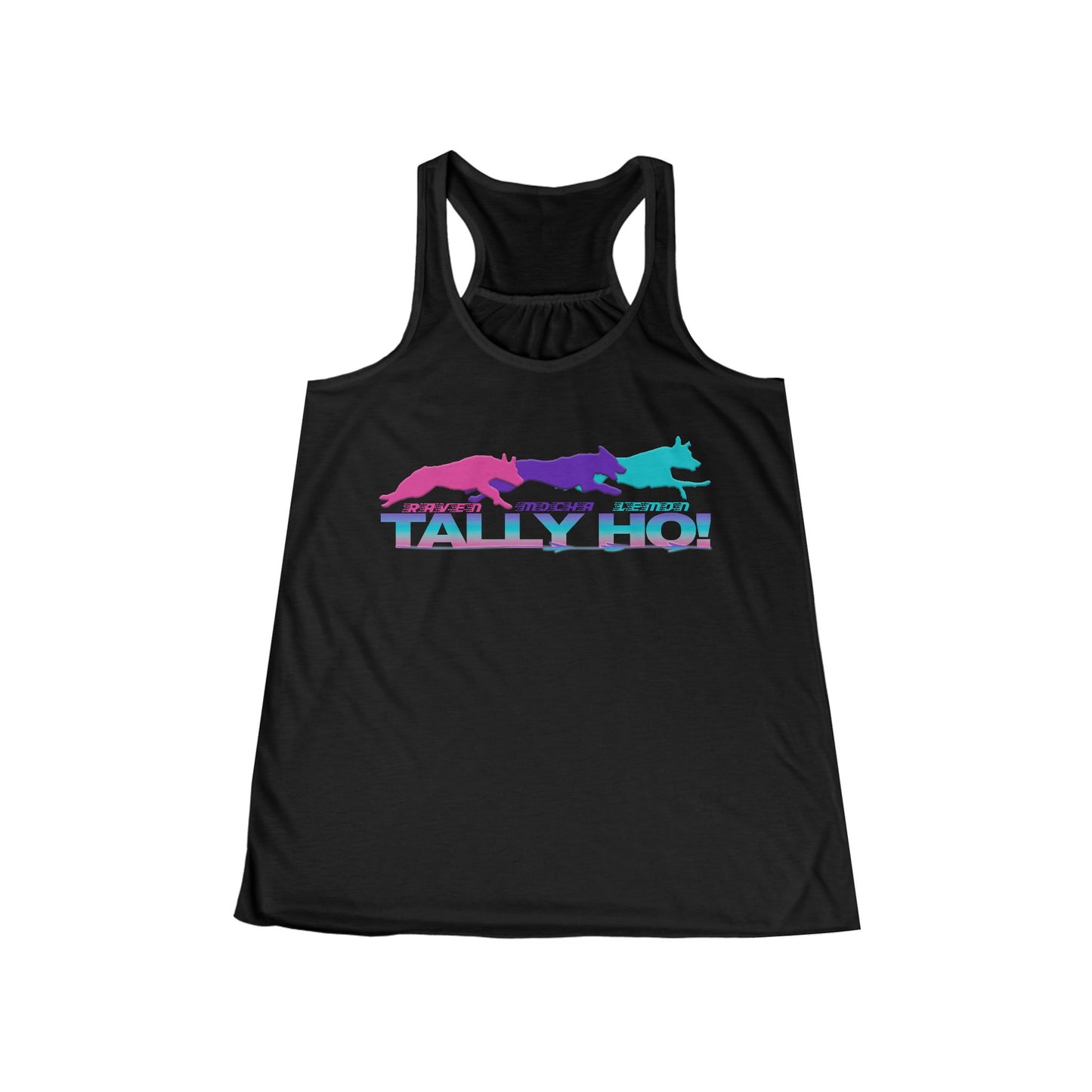 Jumpaholics Tally Ho! Women's Flowy Racerback Tank