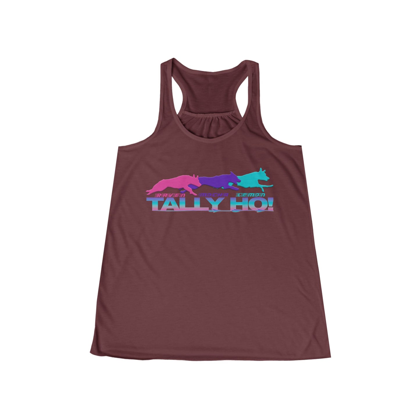 Jumpaholics Tally Ho! Women's Flowy Racerback Tank