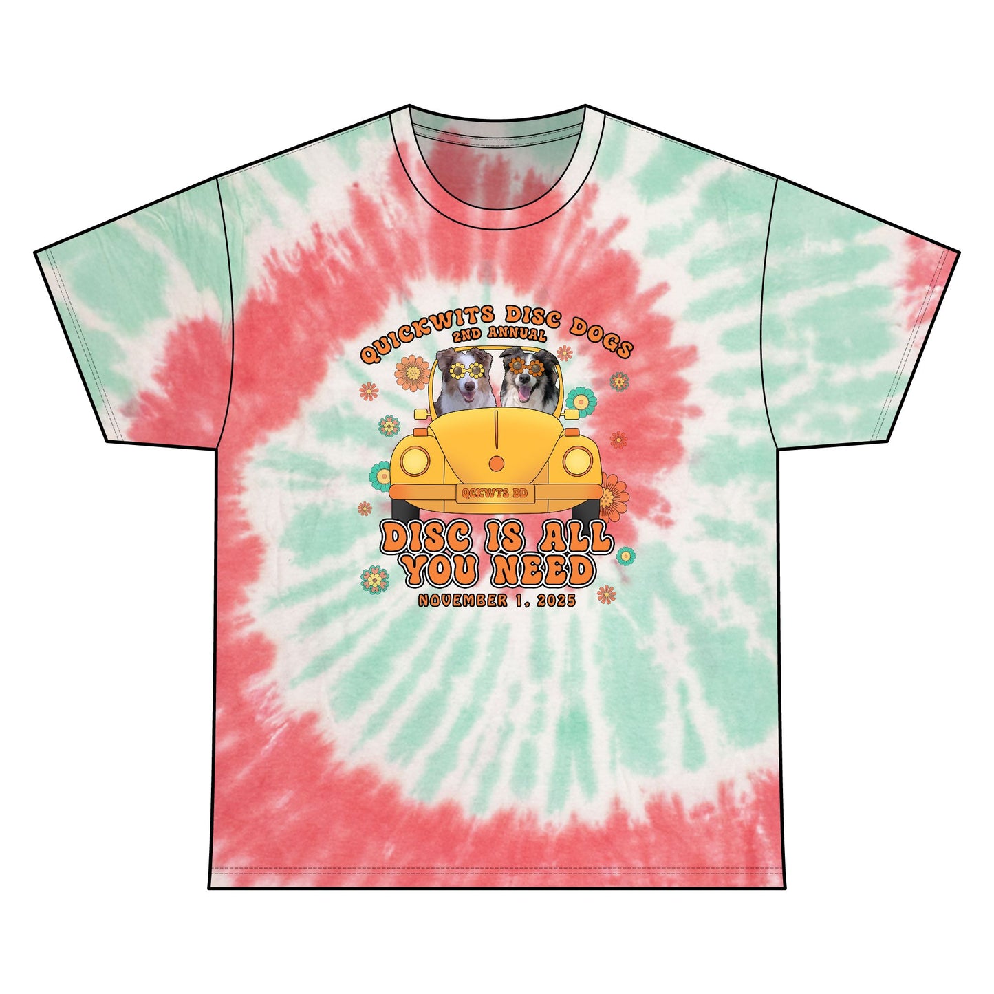 Unisex Tie Dye Gilldan Disc is All You Need T-shirt