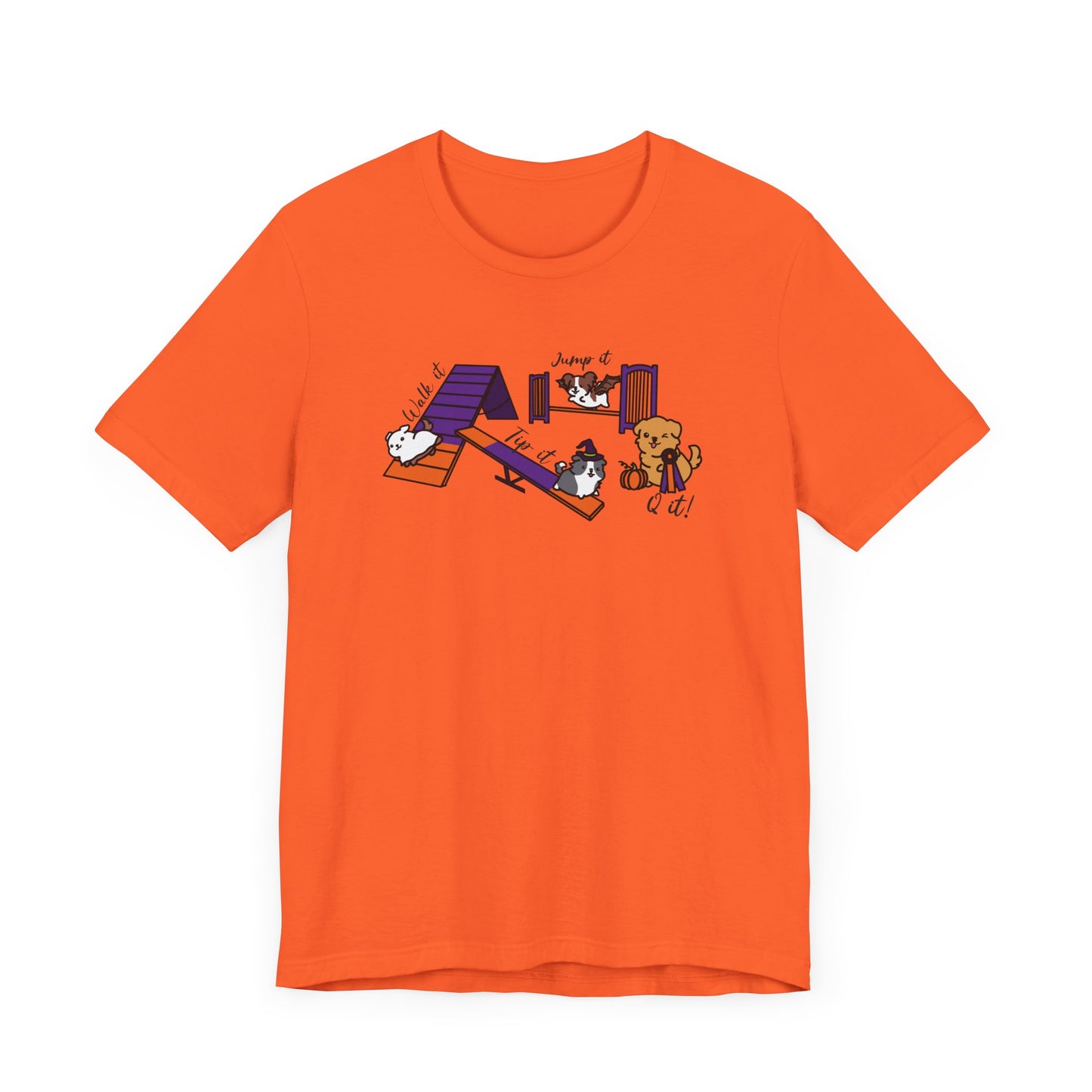 Halloween Agility Day Unisex Jersey Short Sleeve Tee