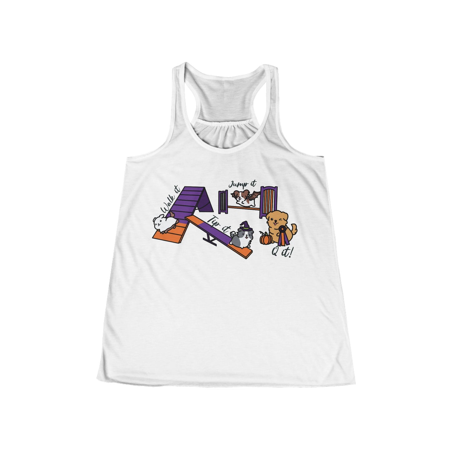 Agility Day Halloween Women's Flowy Racerback Tank