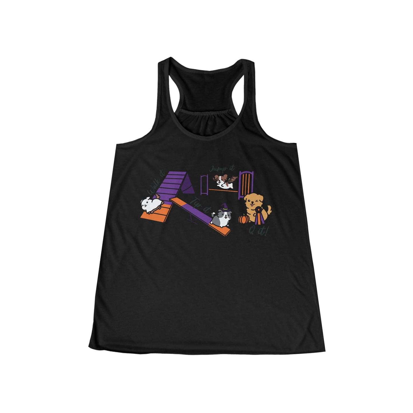 Agility Day Halloween Women's Flowy Racerback Tank