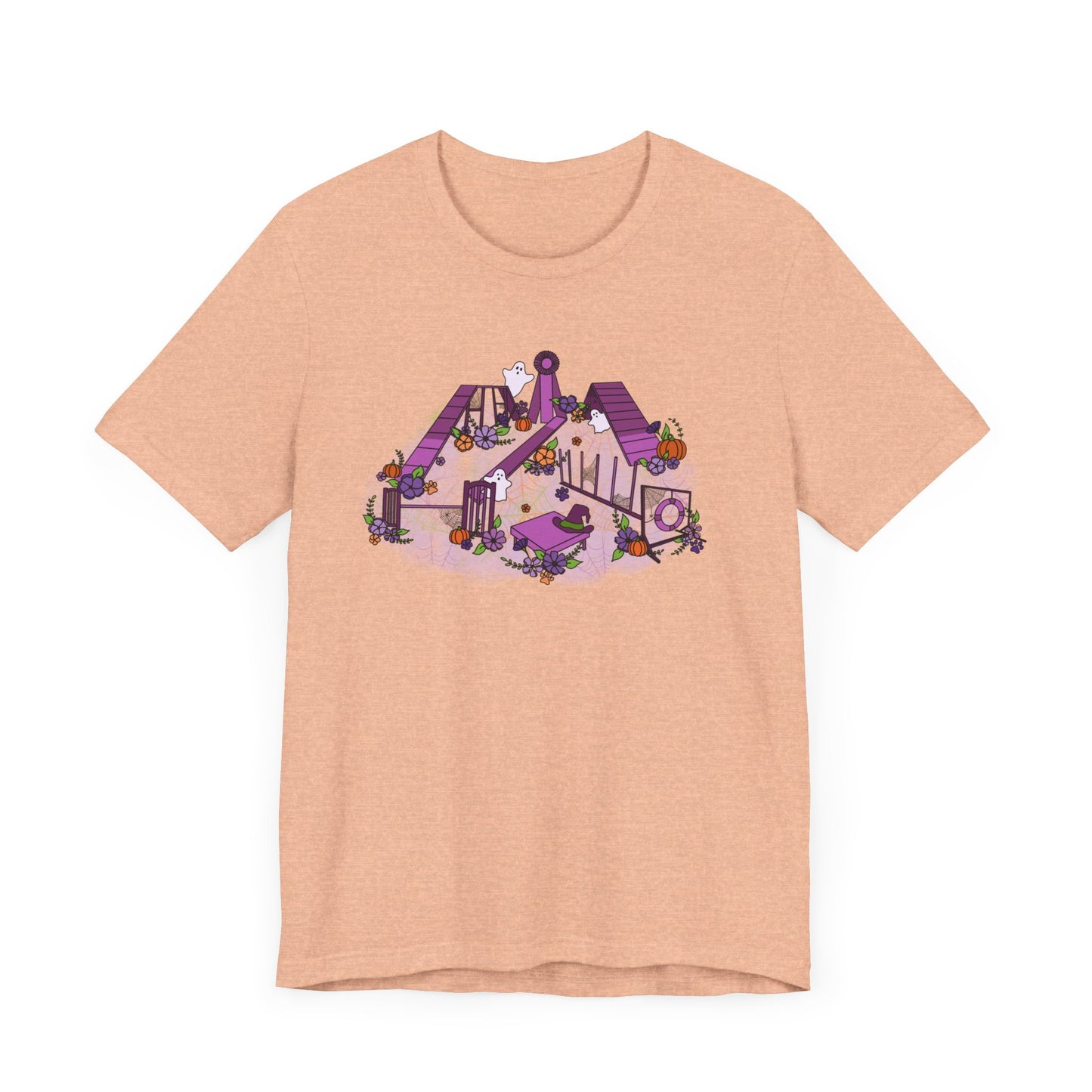 Spooky Halloween Agility Equipment Unisex Jersey Short Sleeve Tee