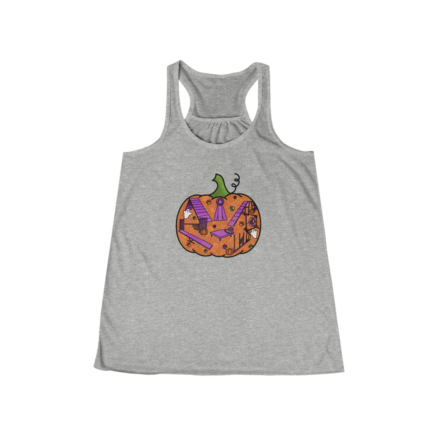 Agility Pumpkin Women's Flowy Racerback Tank