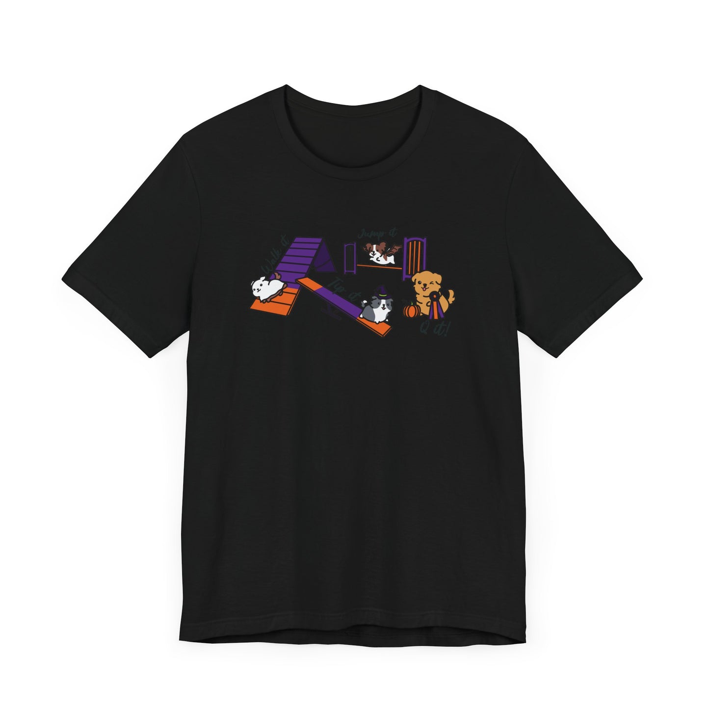 Halloween Agility Day Unisex Jersey Short Sleeve Tee