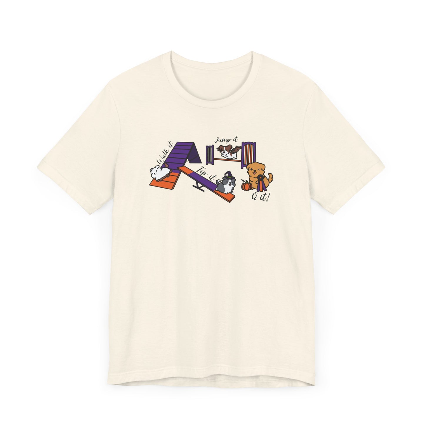 Halloween Agility Day Unisex Jersey Short Sleeve Tee