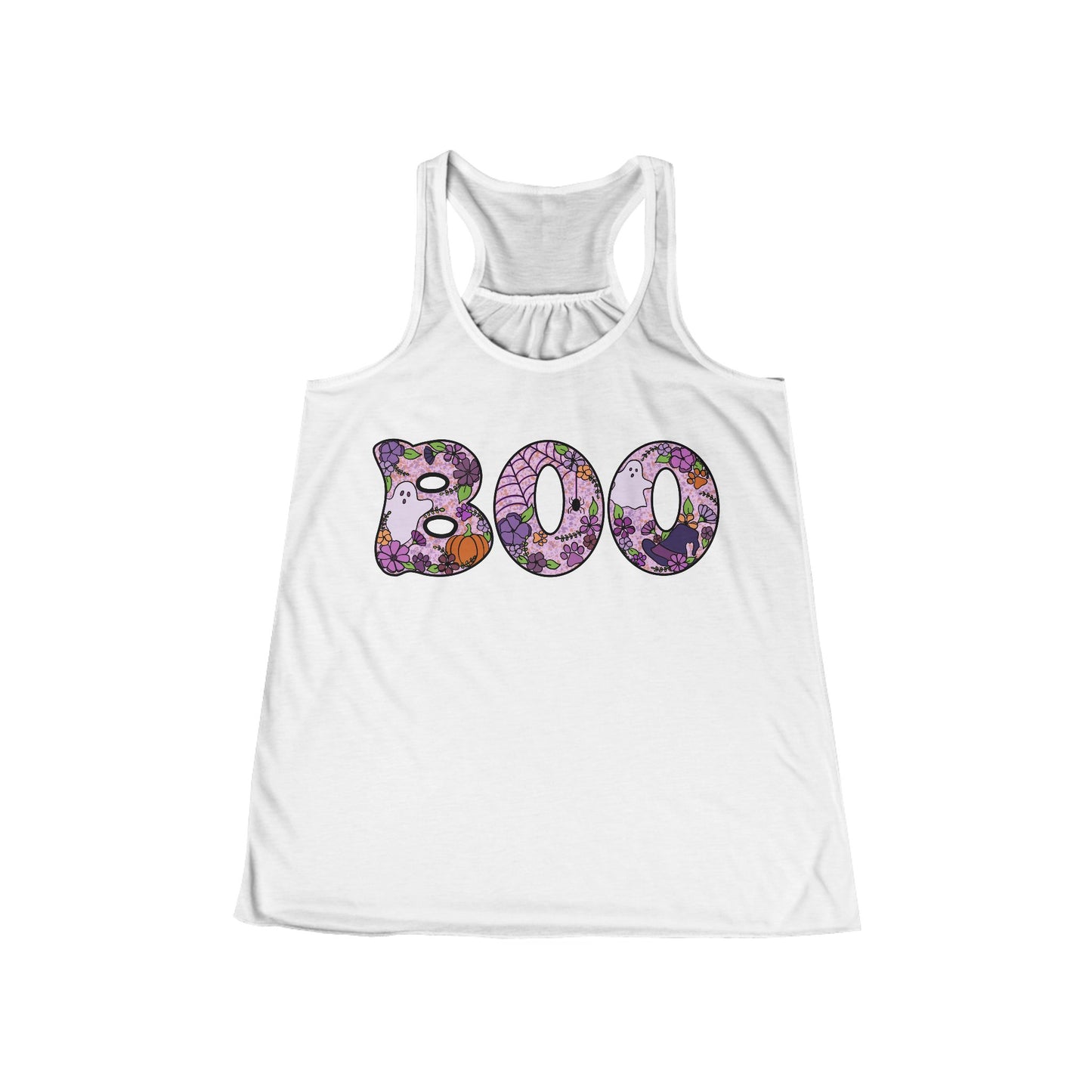 Boo Dog Women's Flowy Racerback Tank