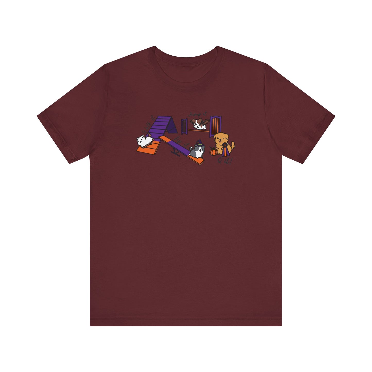 Halloween Agility Day Unisex Jersey Short Sleeve Tee