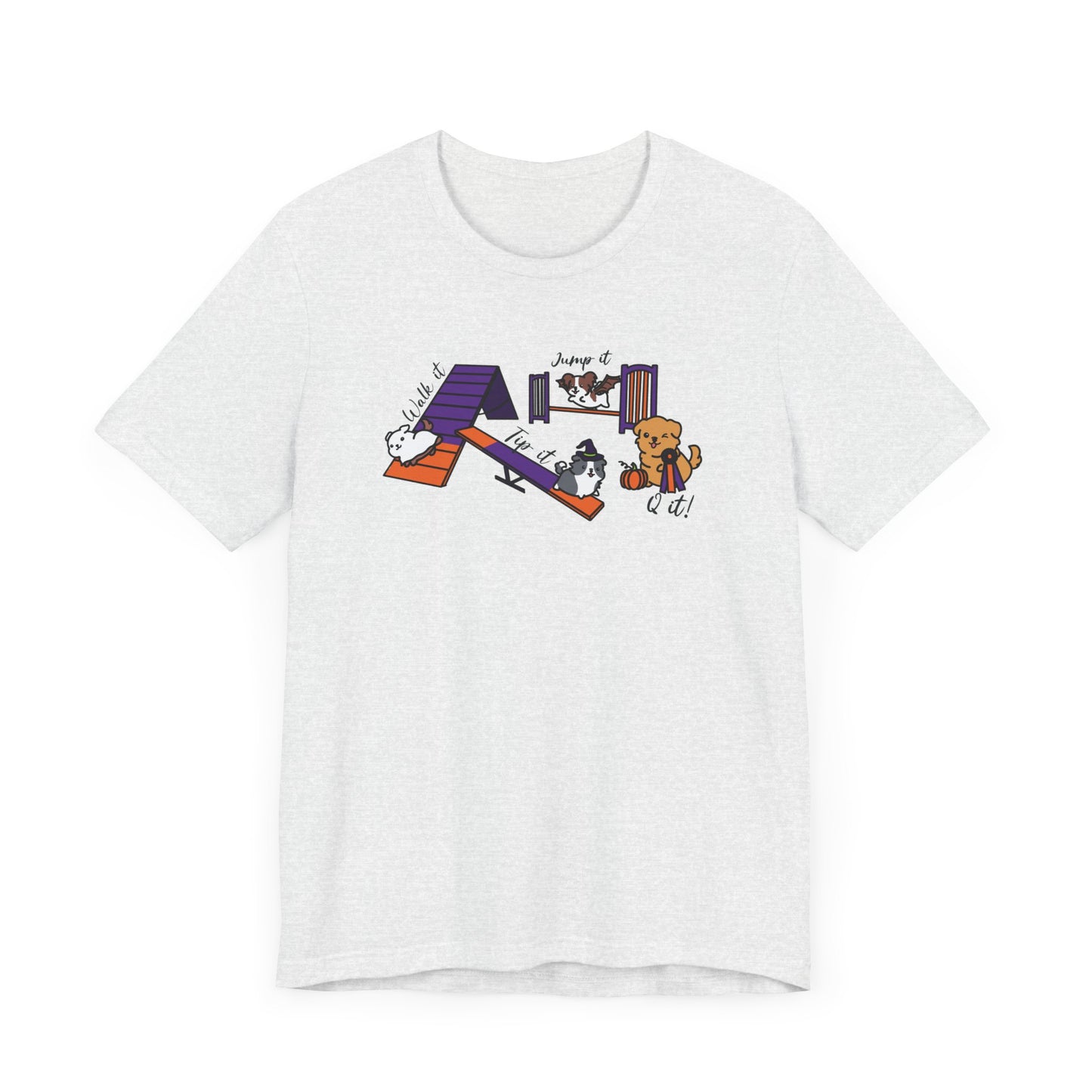 Halloween Agility Day Unisex Jersey Short Sleeve Tee